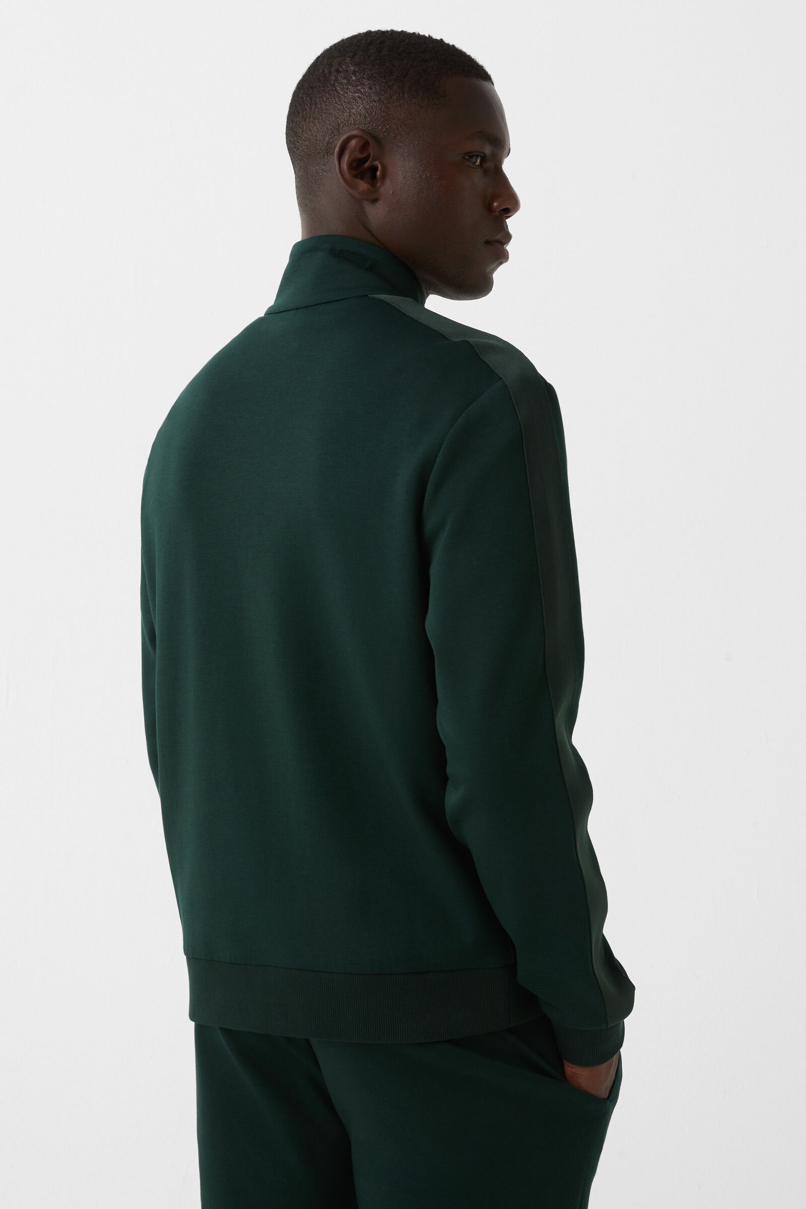 Severin jersey jacket Dark green