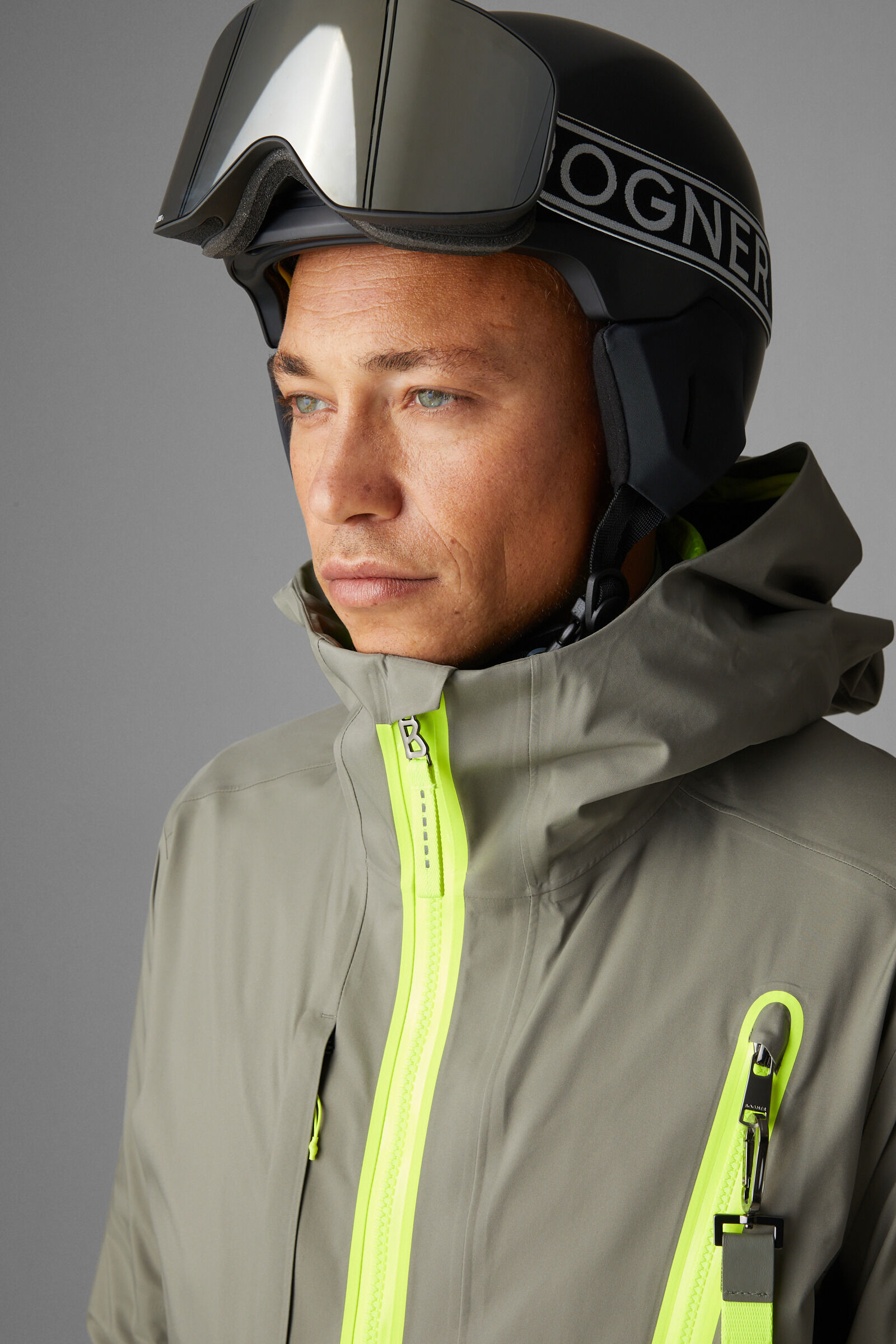 Bogner yellow ski jacket outlet