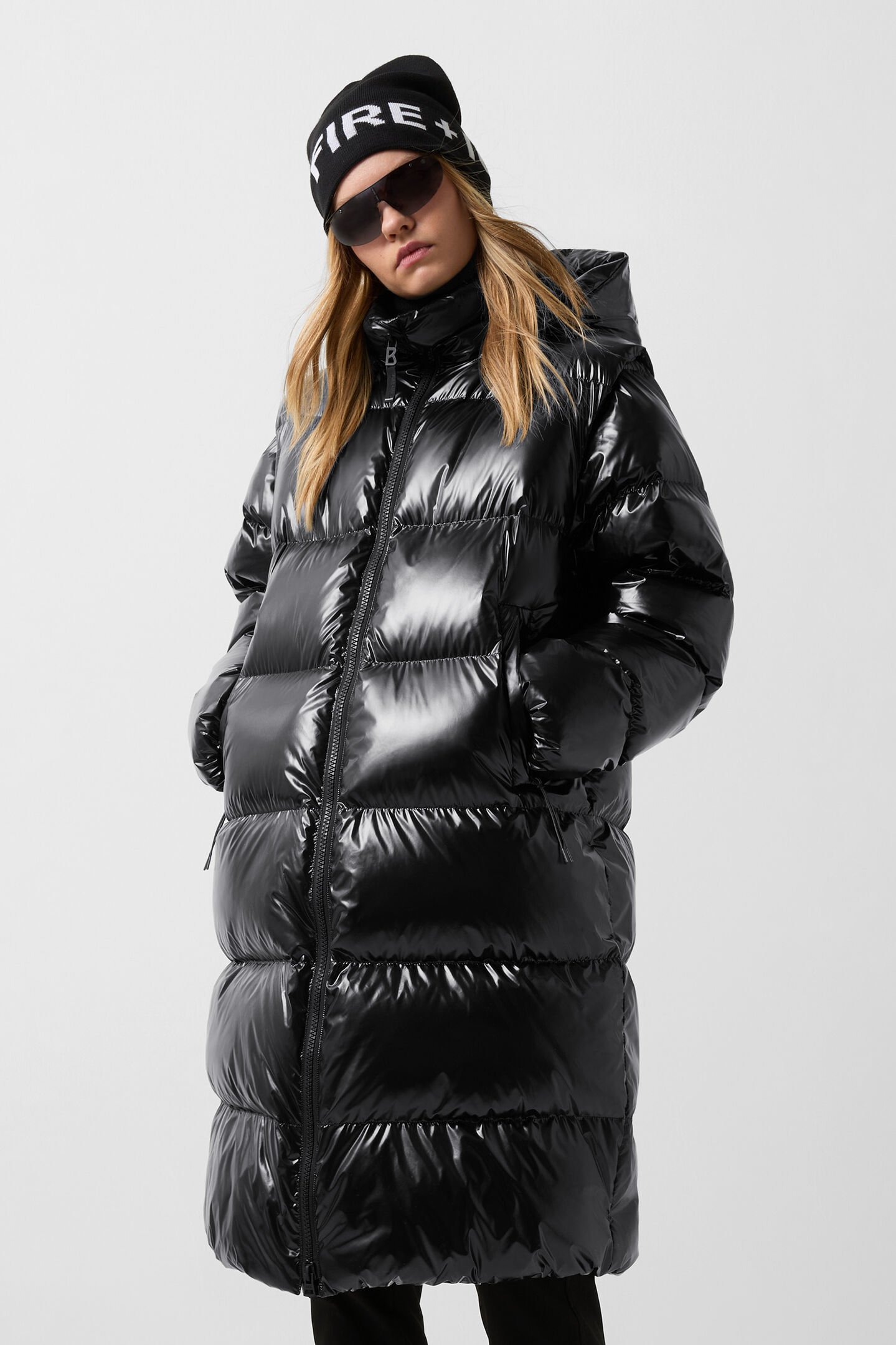 2-in1 down coat Asta Black