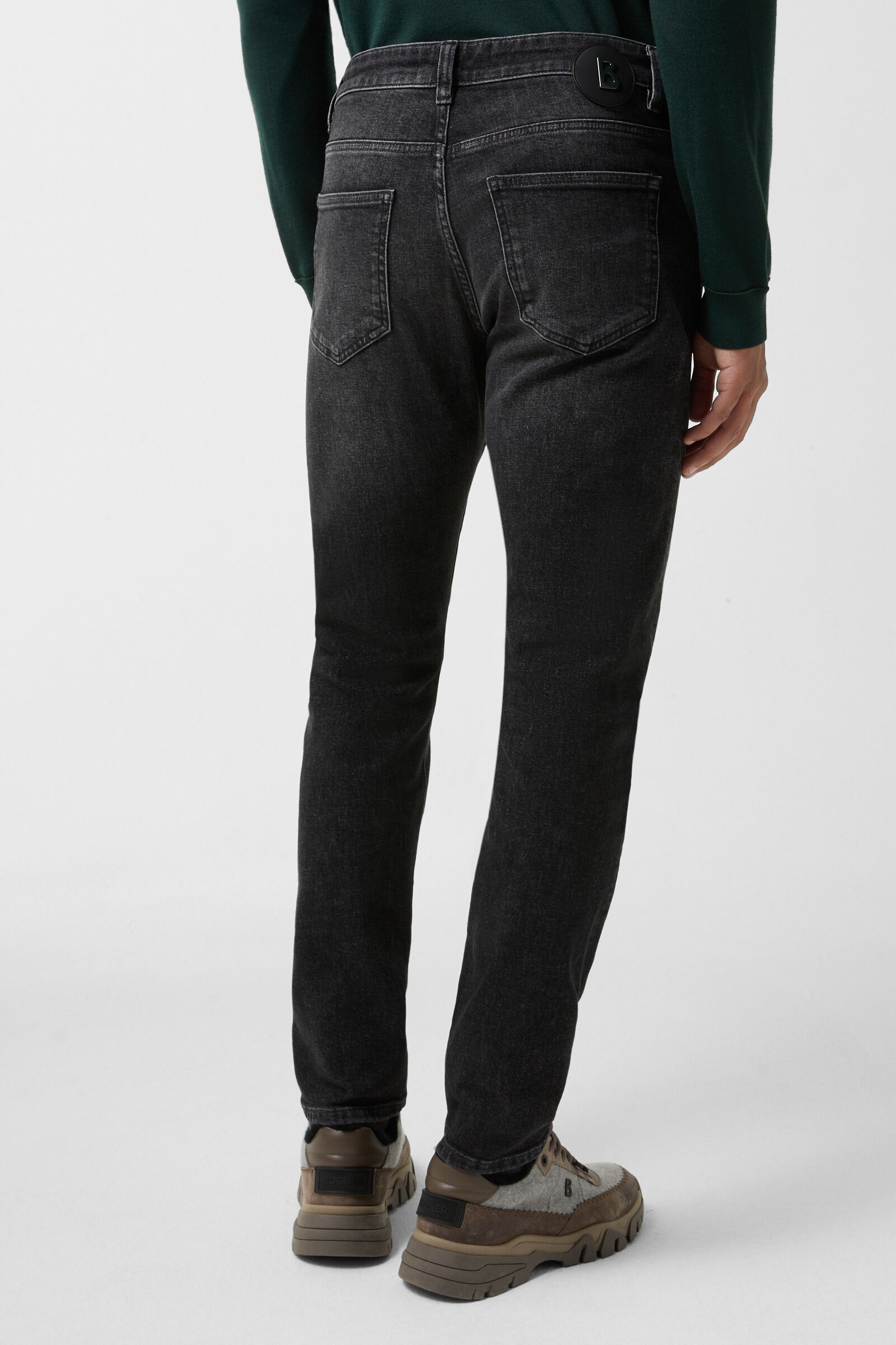 Prime Fit Jeans Rob Dark grey washed 