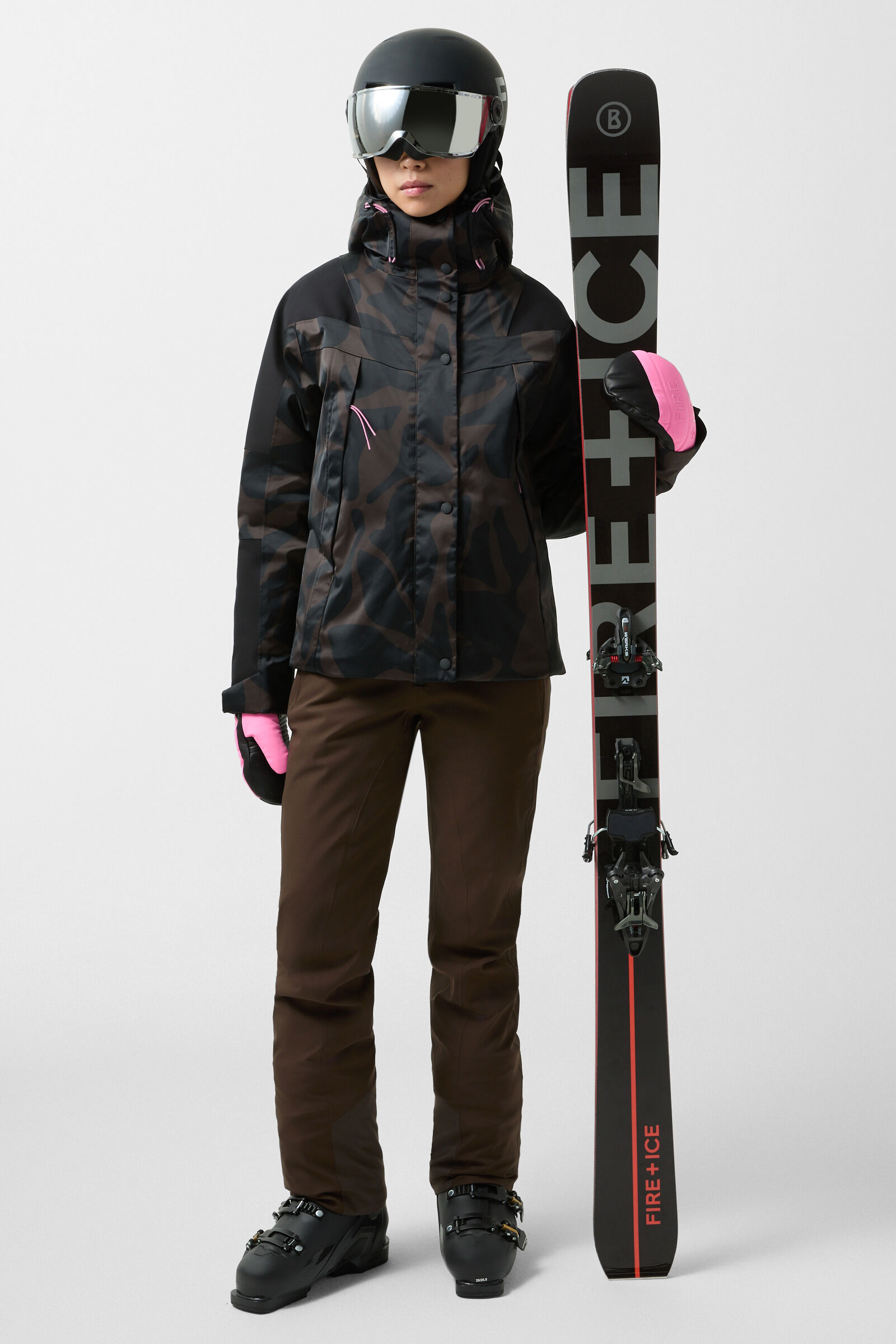 Borja ski trousers Chocolate