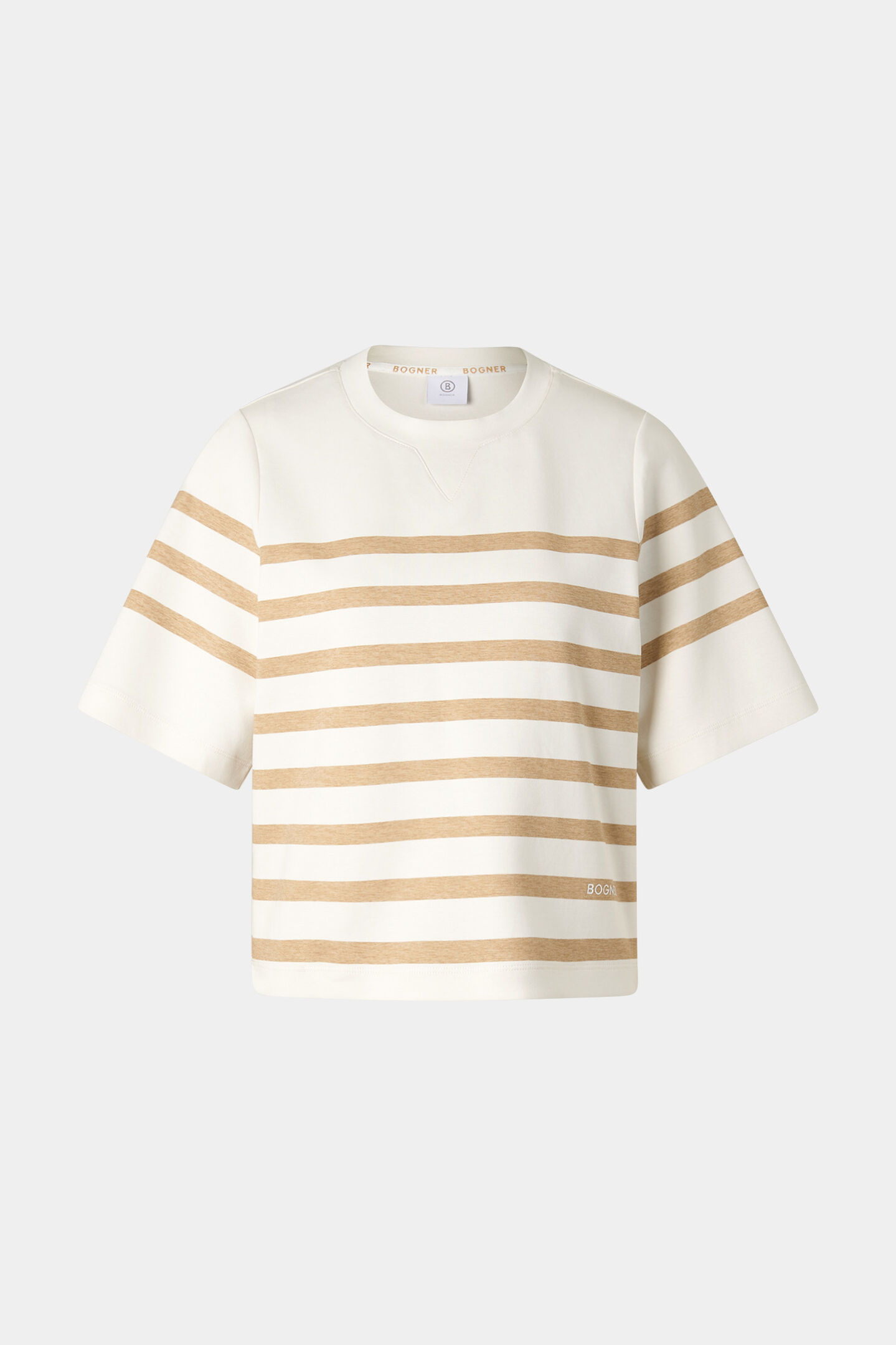 Shirt Stacey Off-White/Hellbraun