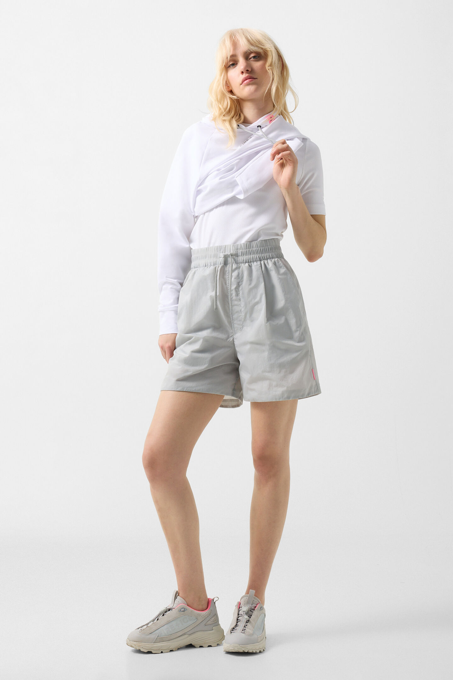 Funktions-Shorts Chenoa Hellgrau