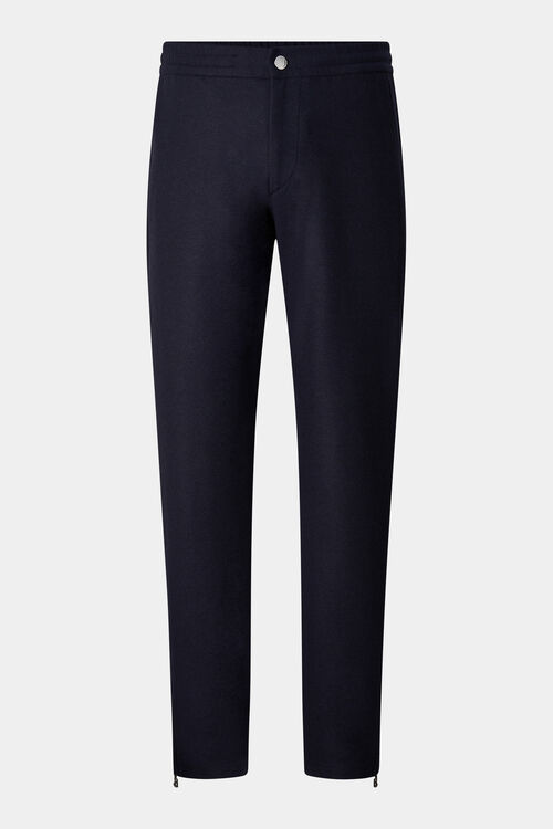Pantalon en flanelle Boris Marine