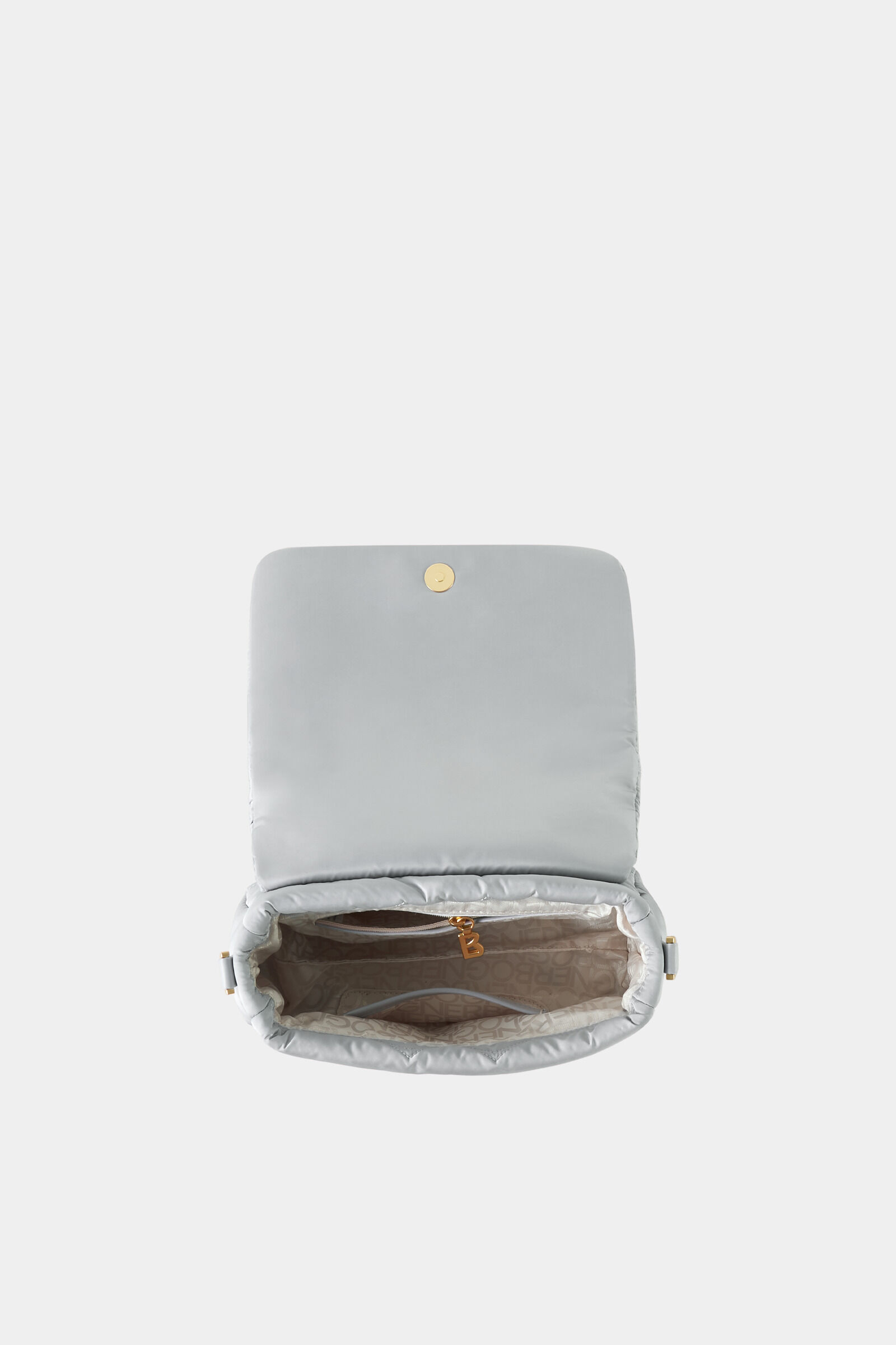 Schultertasche Wallis Tessuto Bar Grau