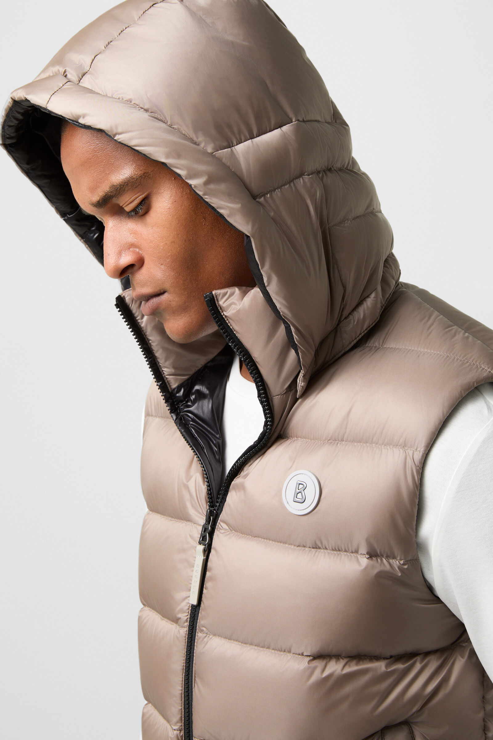 Gilet en duvet Holger Greige