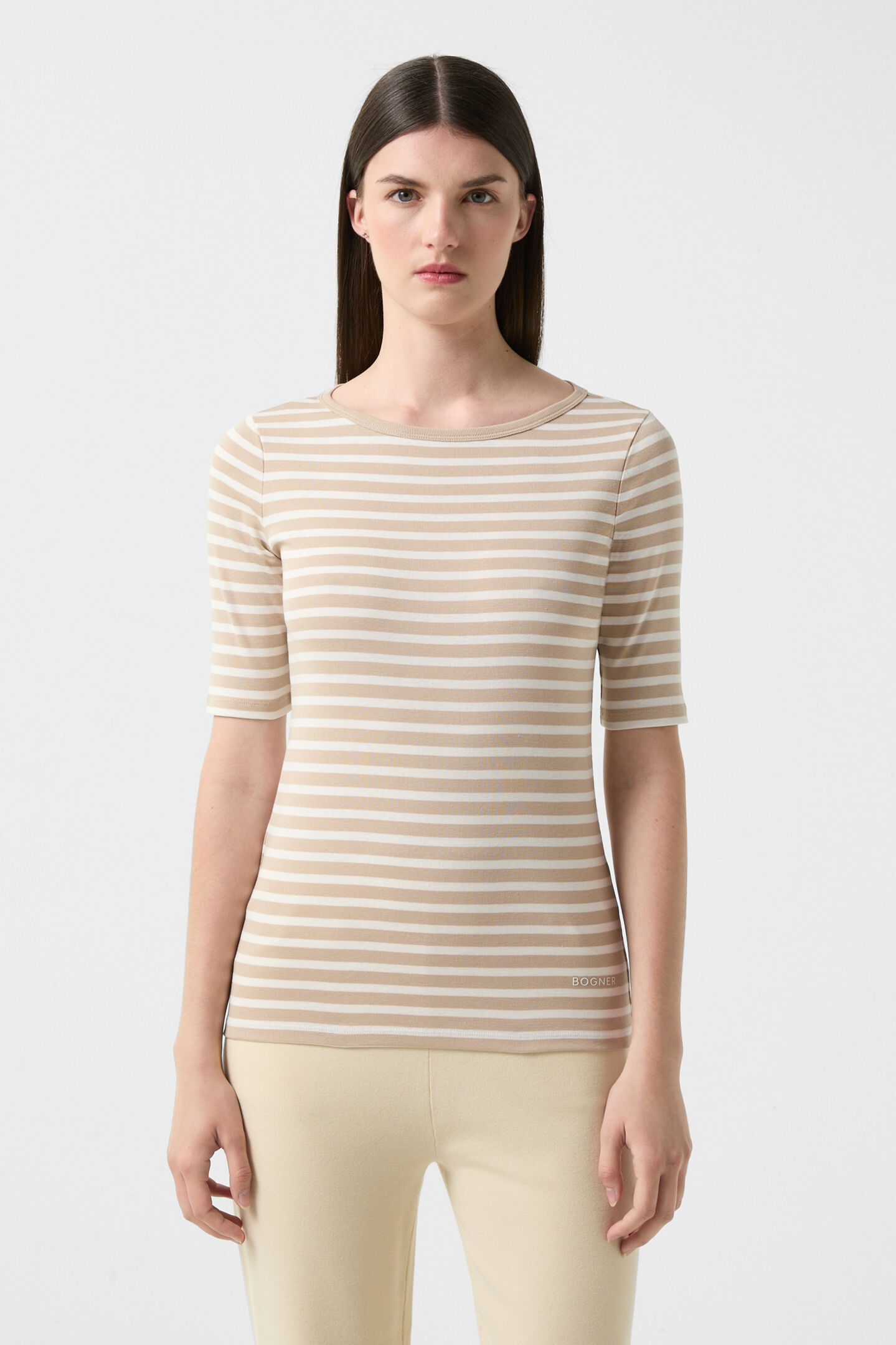 T-Shirt Louna Beige/Off-White