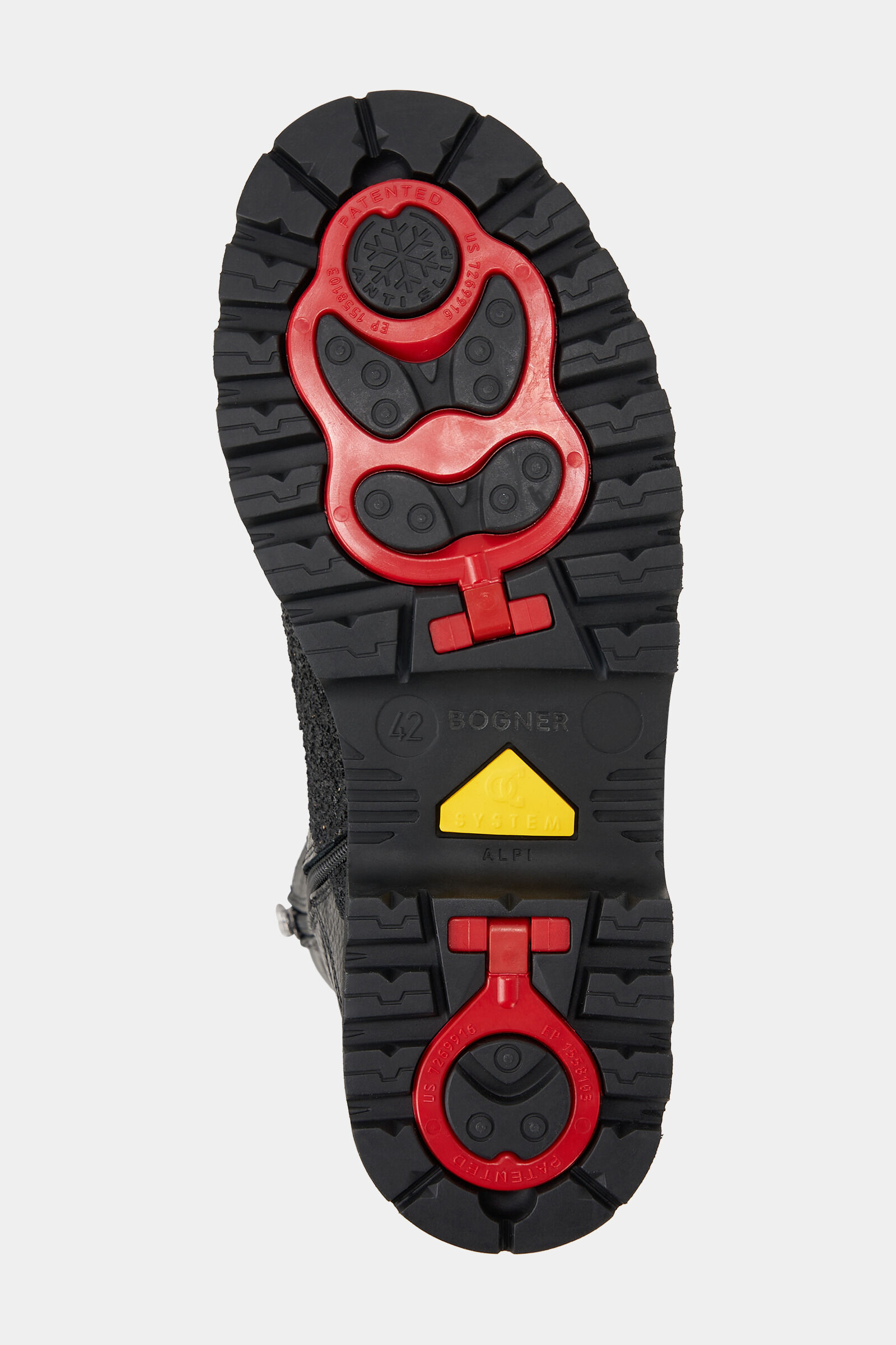 Lace-up boots Helsinki 007 with spikes Black