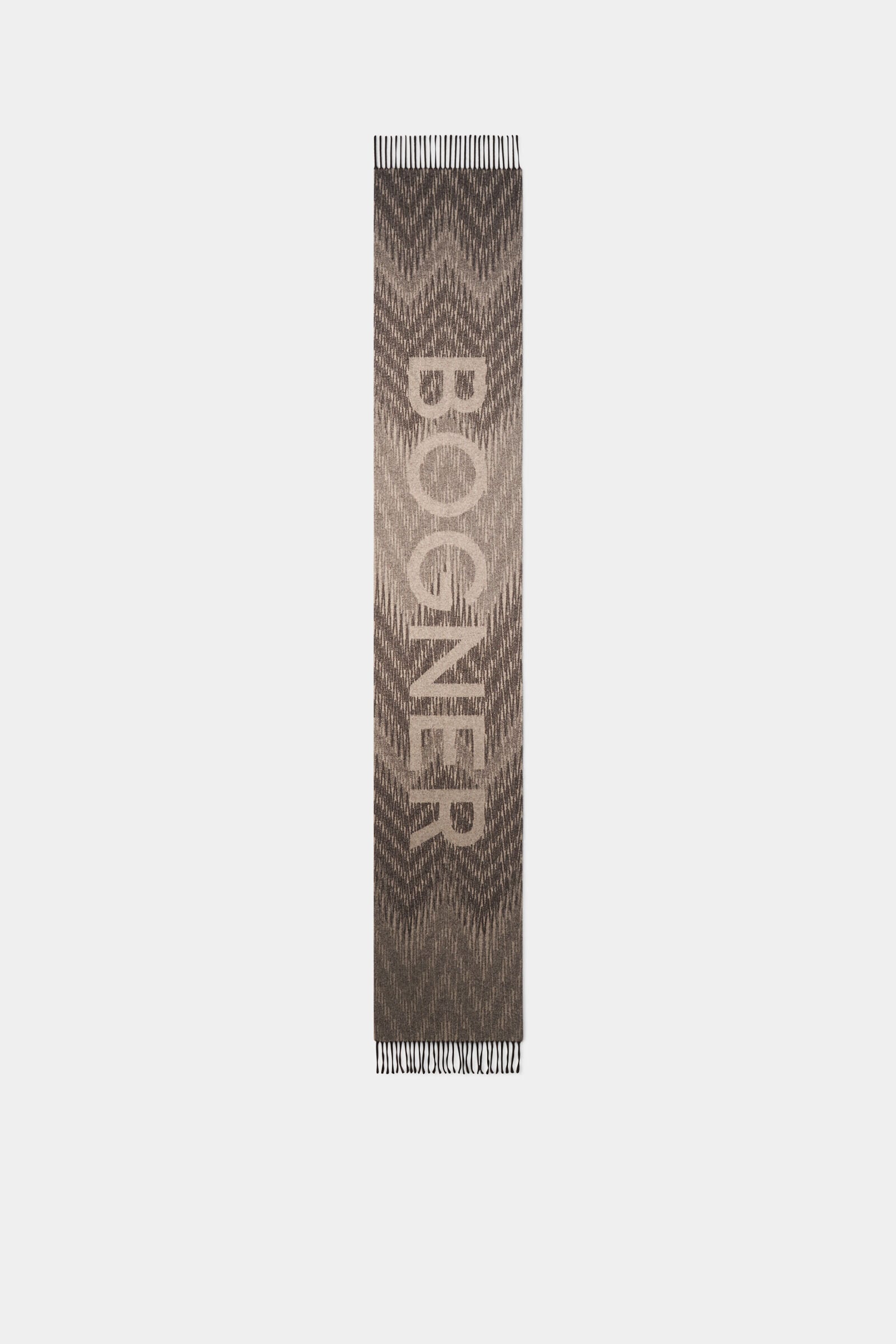 Wool scarf Brown/Beige