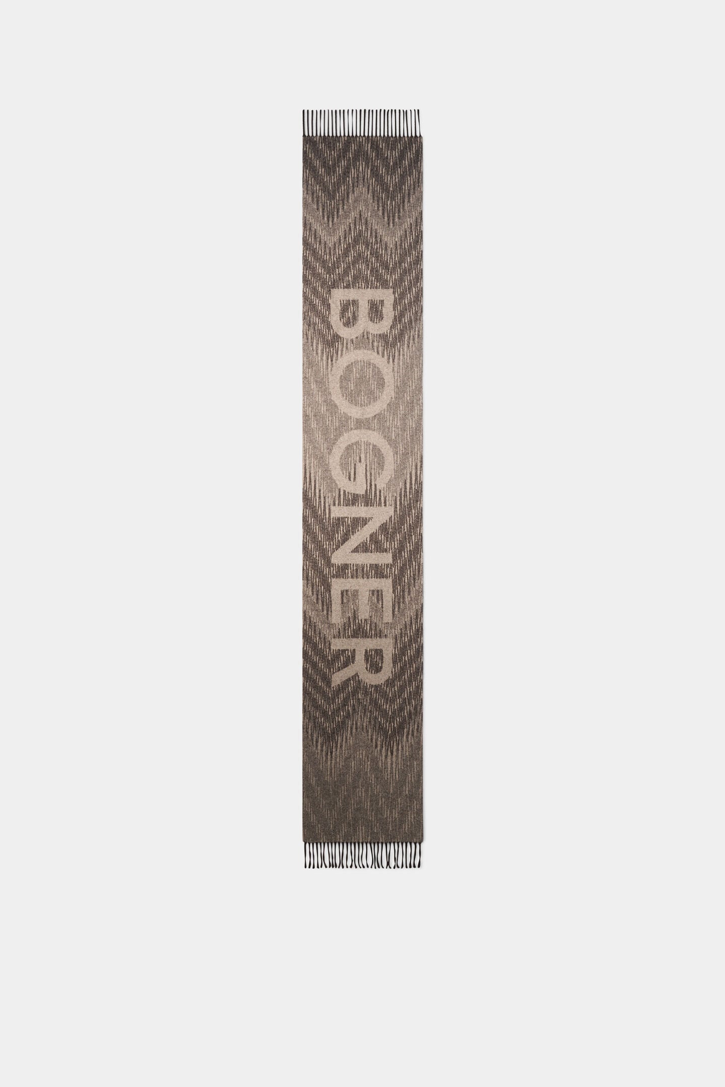 Wool scarf Brown/Beige