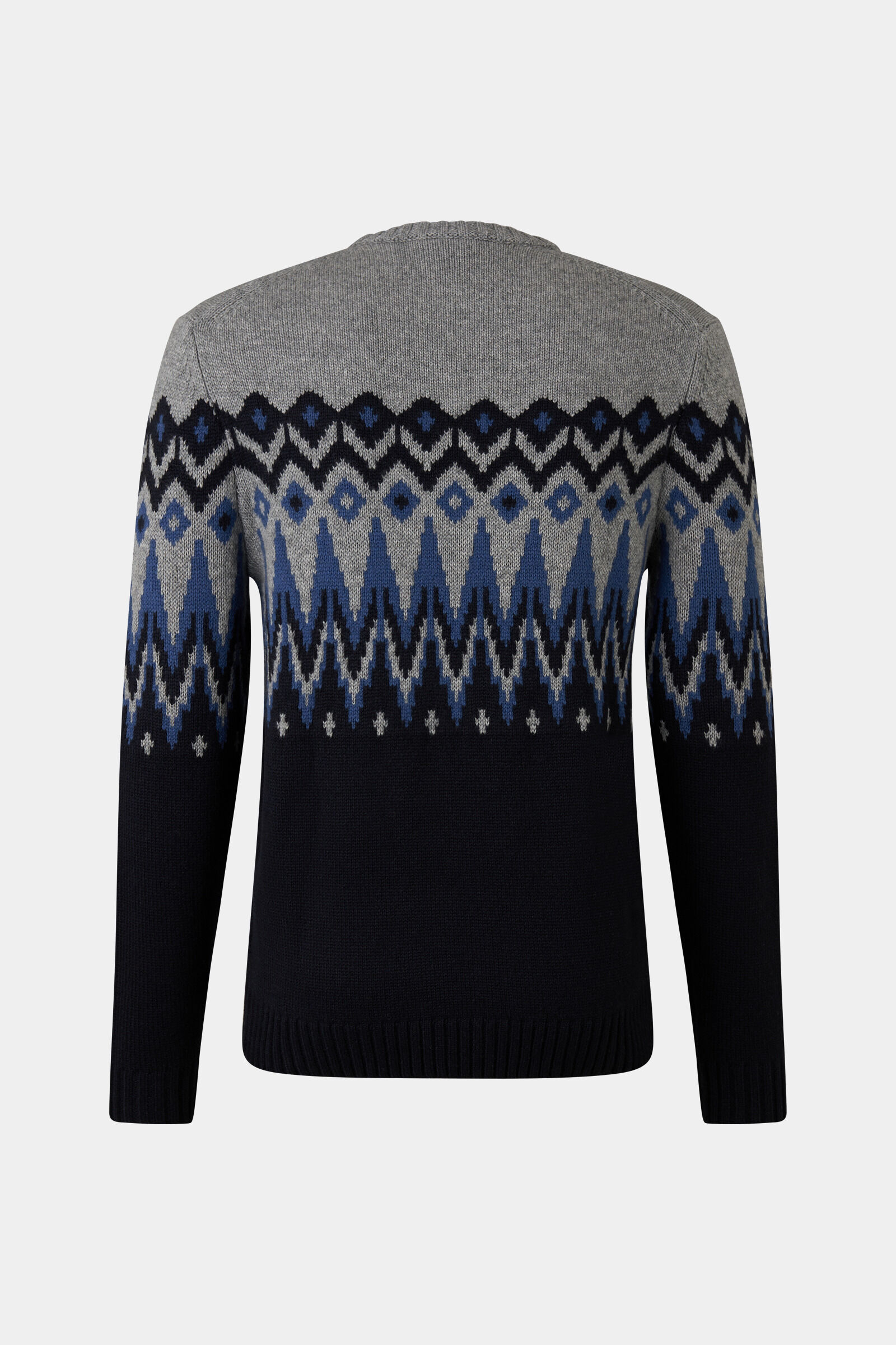 Norwegian jumper Ron Navy blue/grey