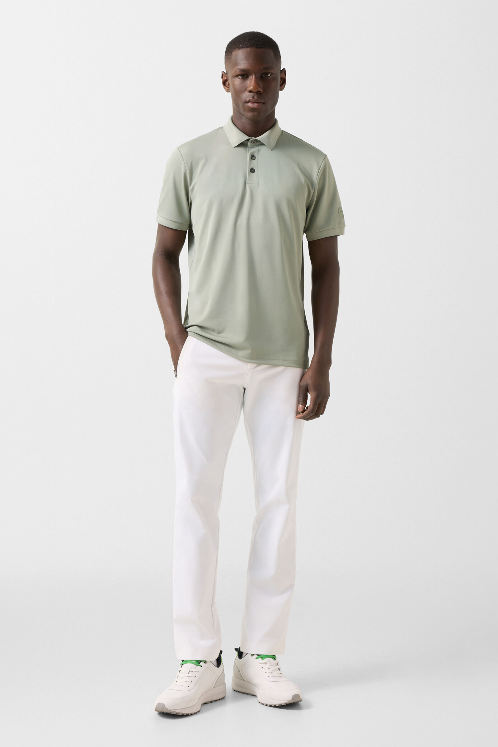 Funktions-Polo-Shirt Daniel Eukalyptus