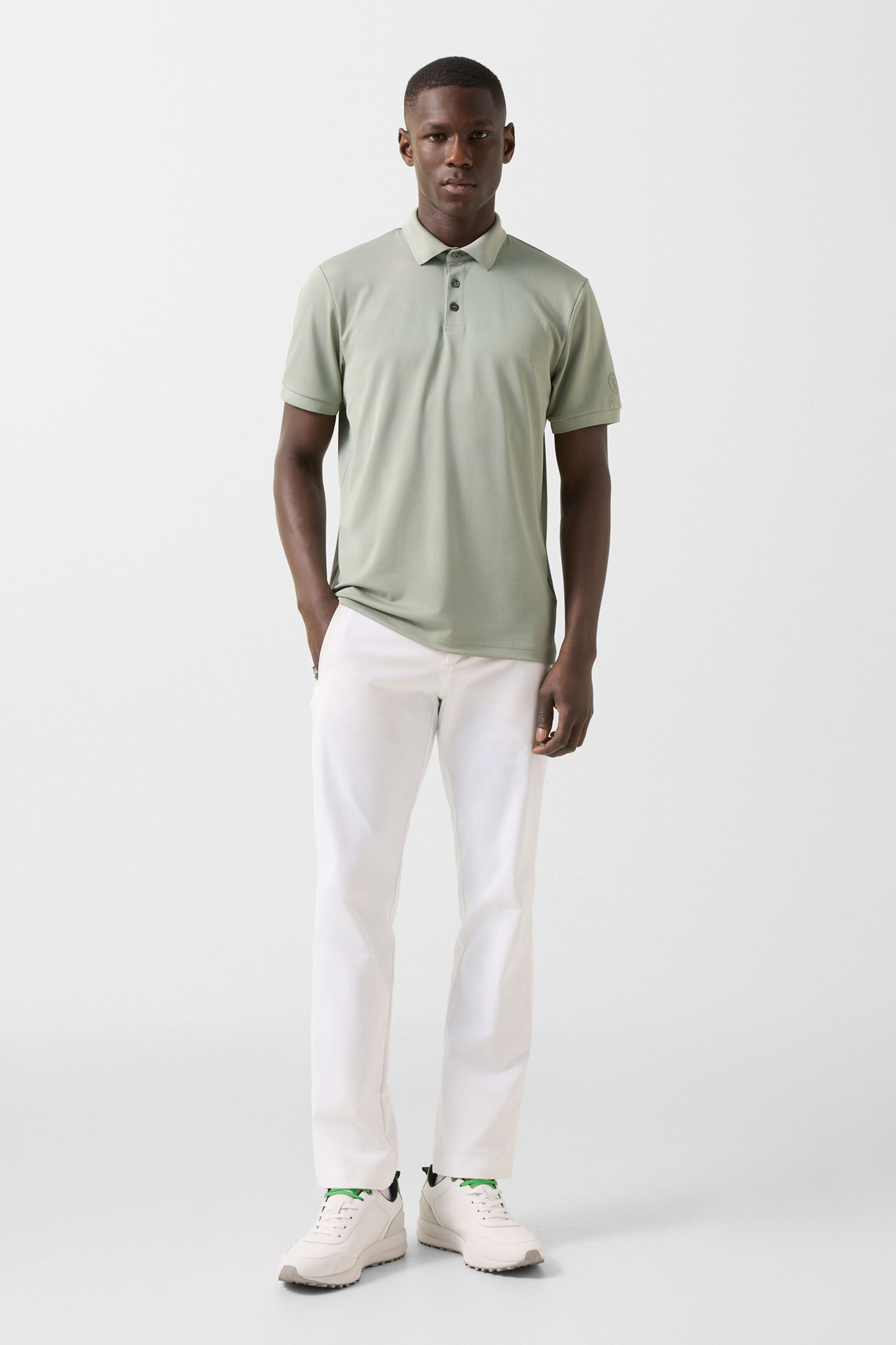 Funktions-Polo-Shirt Daniel Eukalyptus