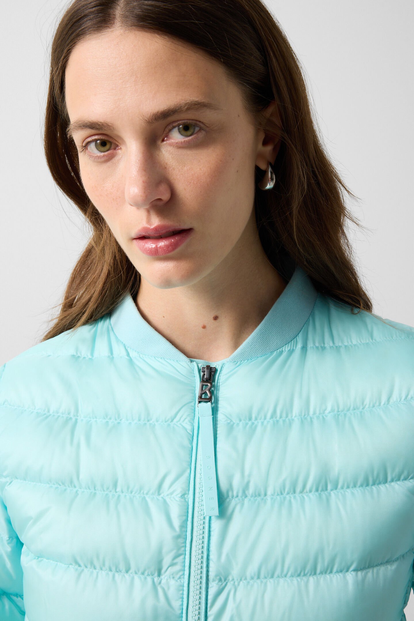 Doudoune l&eacute;g&egrave;re Marybel Cyan-Bleu