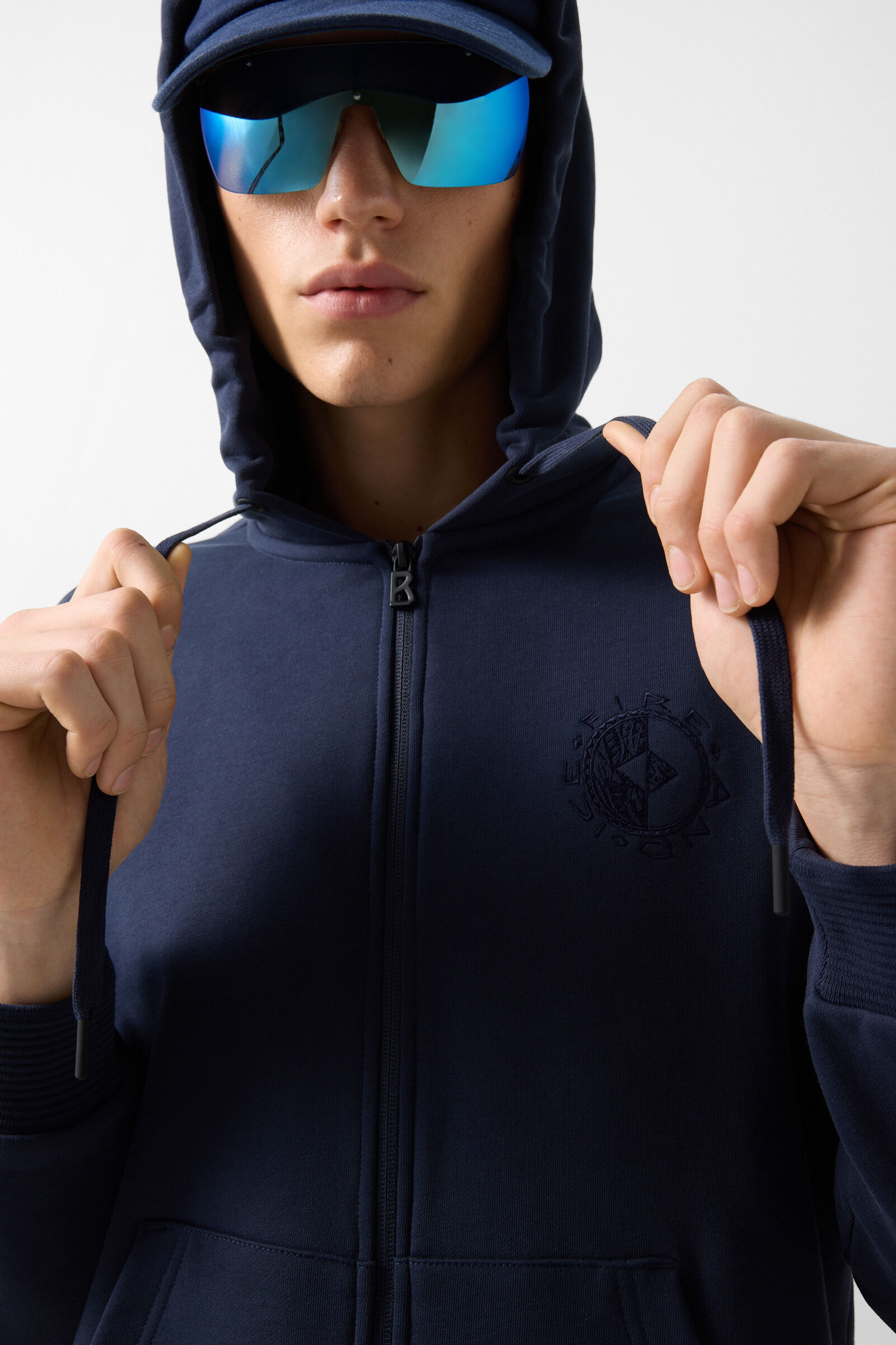 Filipo jersey jacket Dark blue