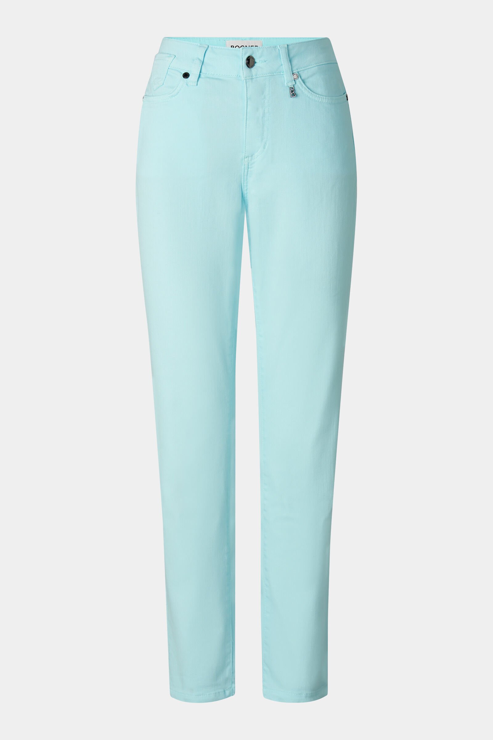 7/8 slim fit jeans Julie Cyan-blue