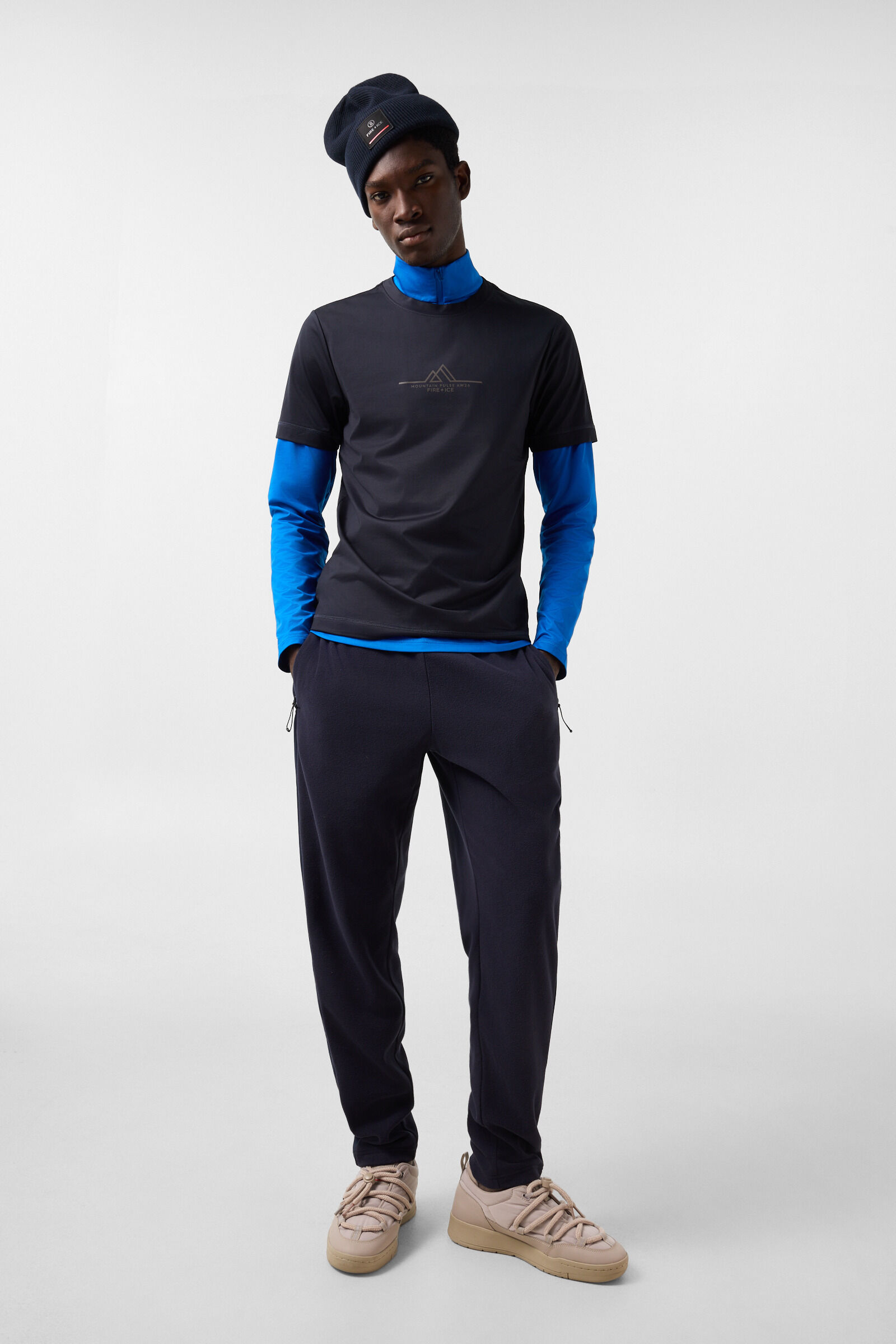 Gerad cotton T-shirt Navy