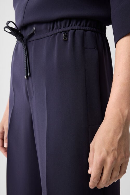 Cr&ecirc;pehose Enny Navy-Blau