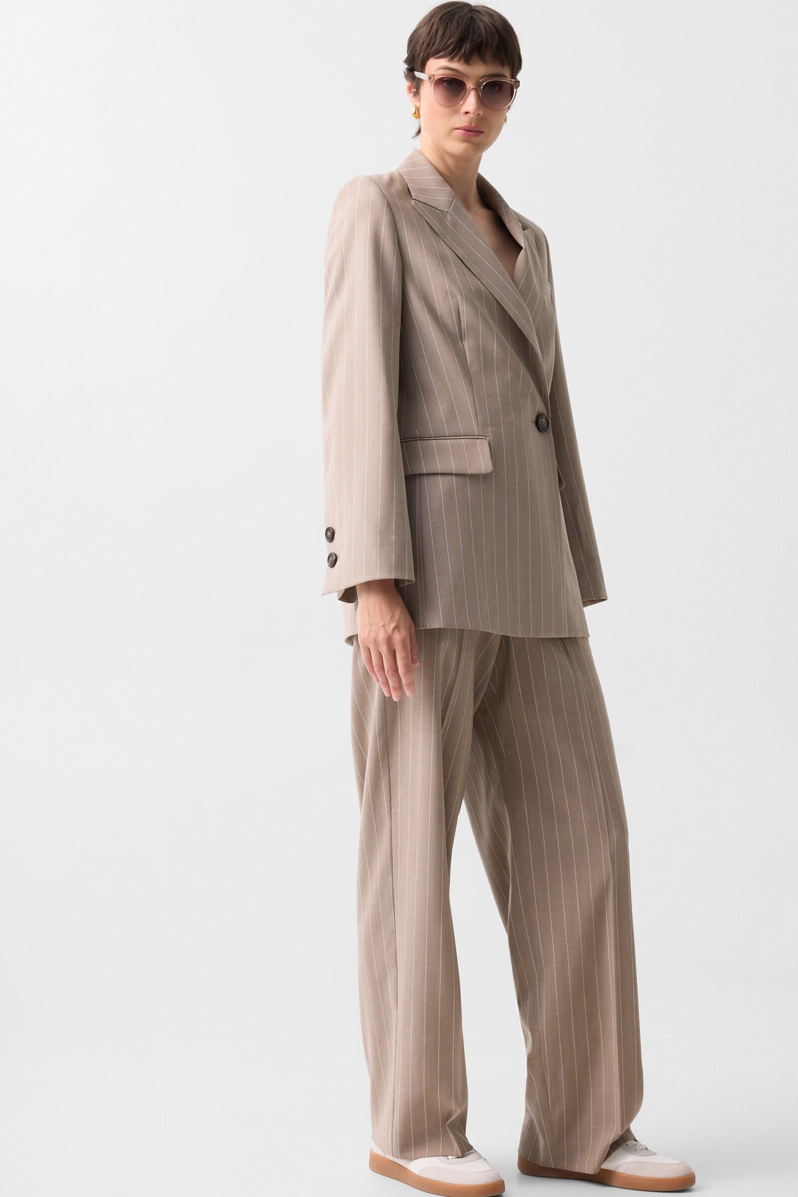 Schurwoll-Blazer Janina Camel