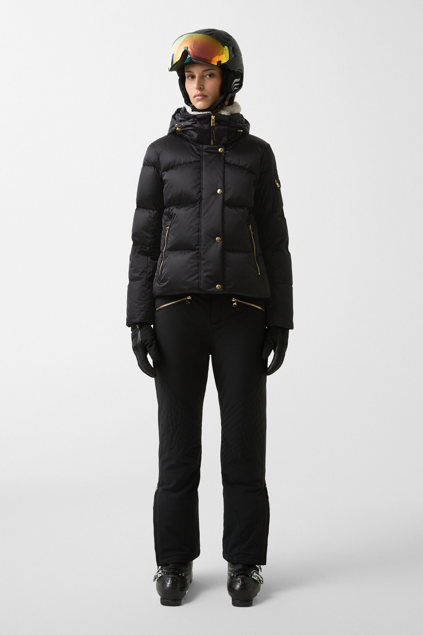 Hella down ski jacket Black