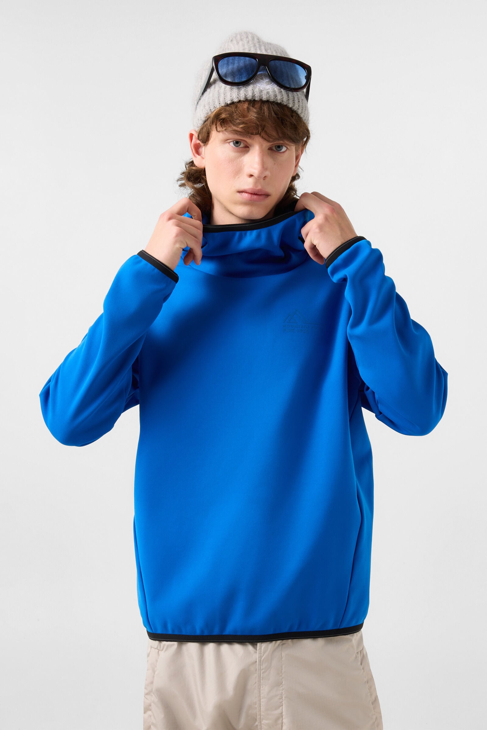 Hoodie Gian Blau