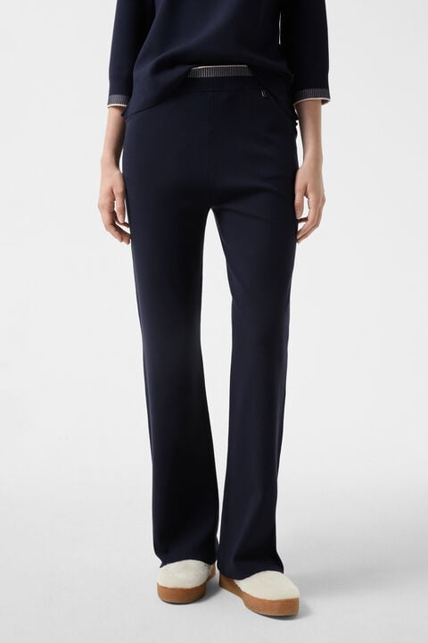 Benette knitted trousers Navy blue Benette knitted trousers Navy blue