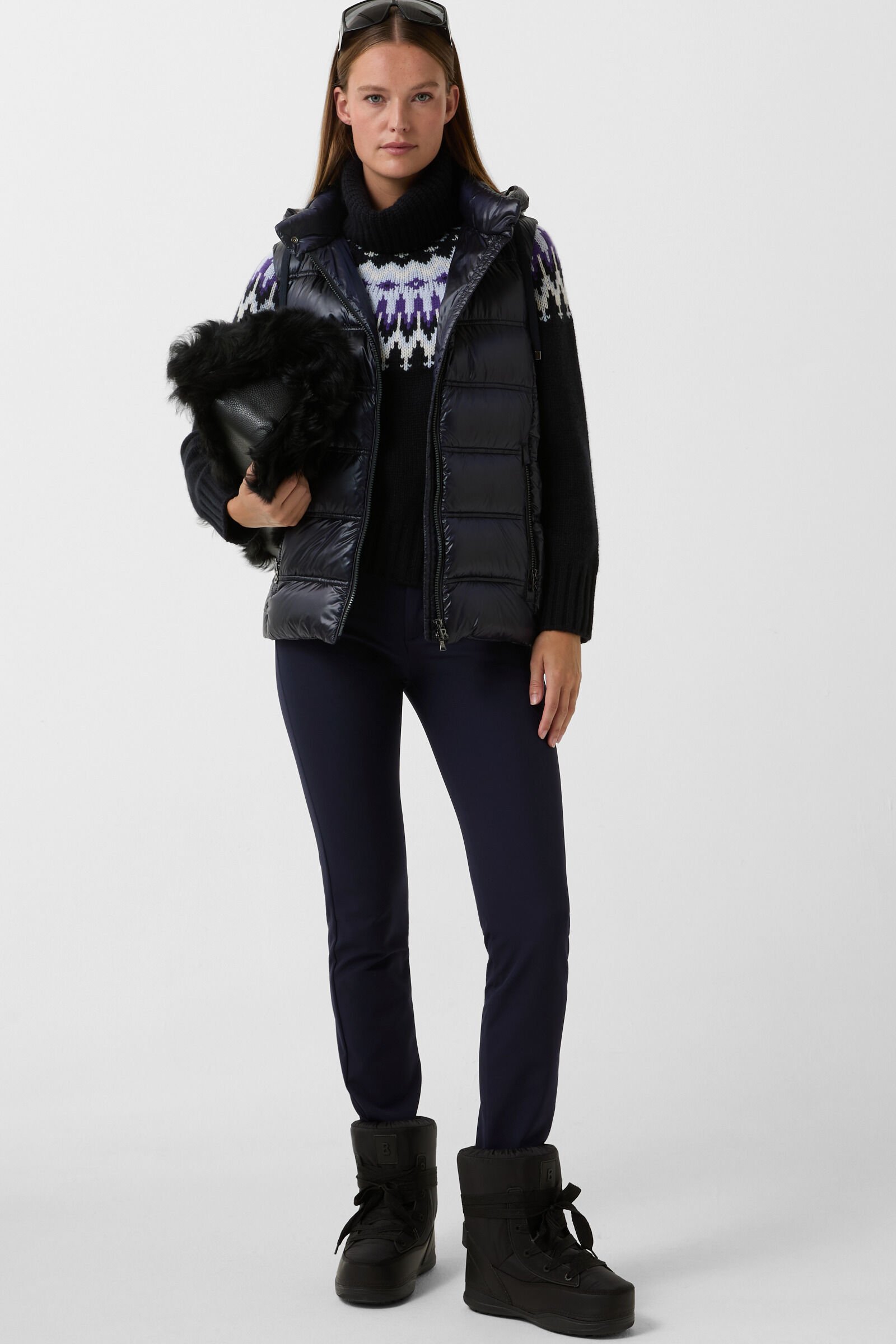 Stretch trousers Lindy Navy blue