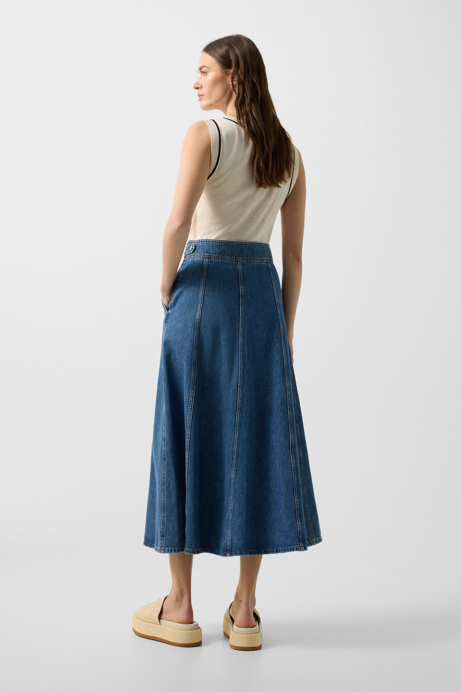 Naila denim skirt Denim Blue