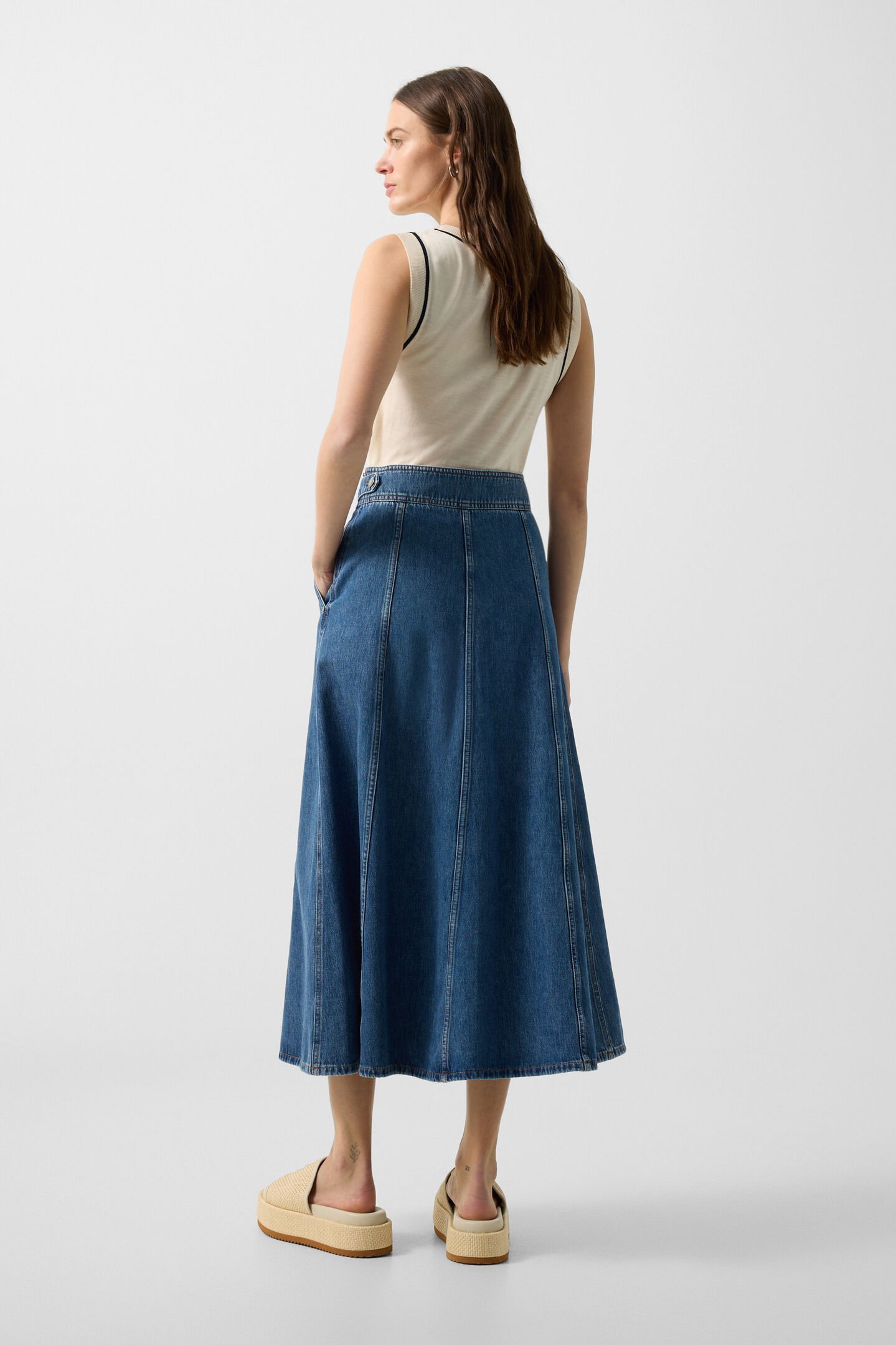 Naila denim skirt Denim Blue
