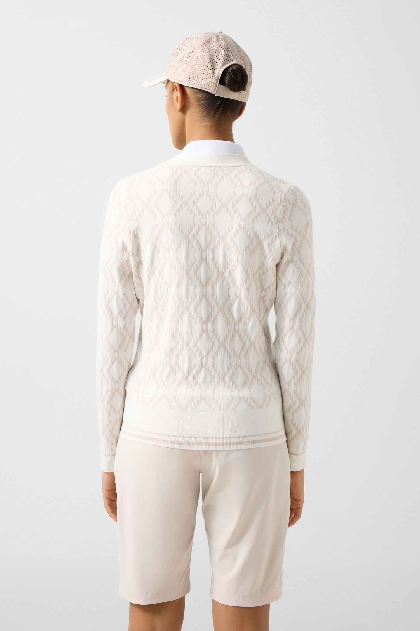 Amber knit jacket Cream/Sand