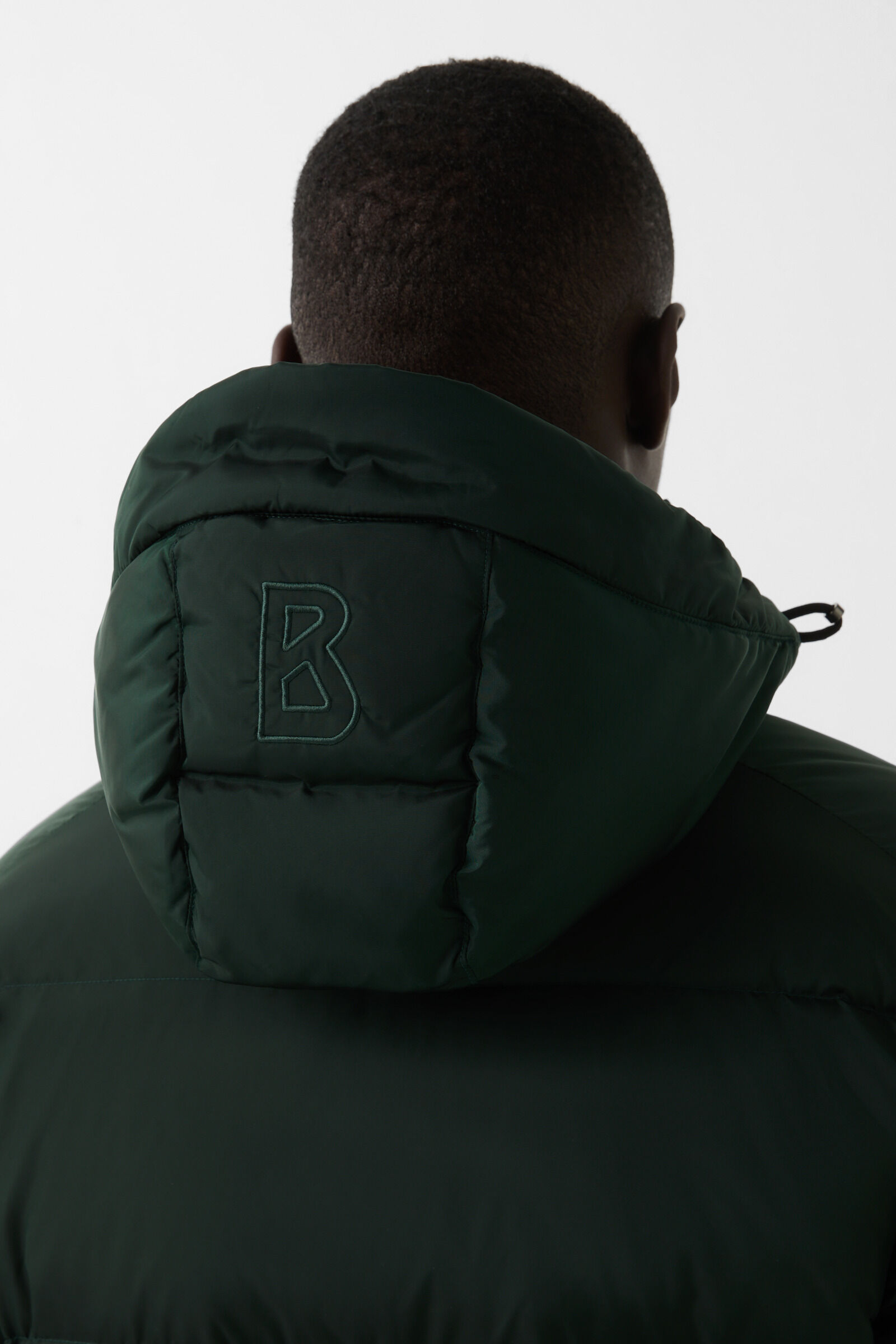 Donsjack Jamy Donkergroen