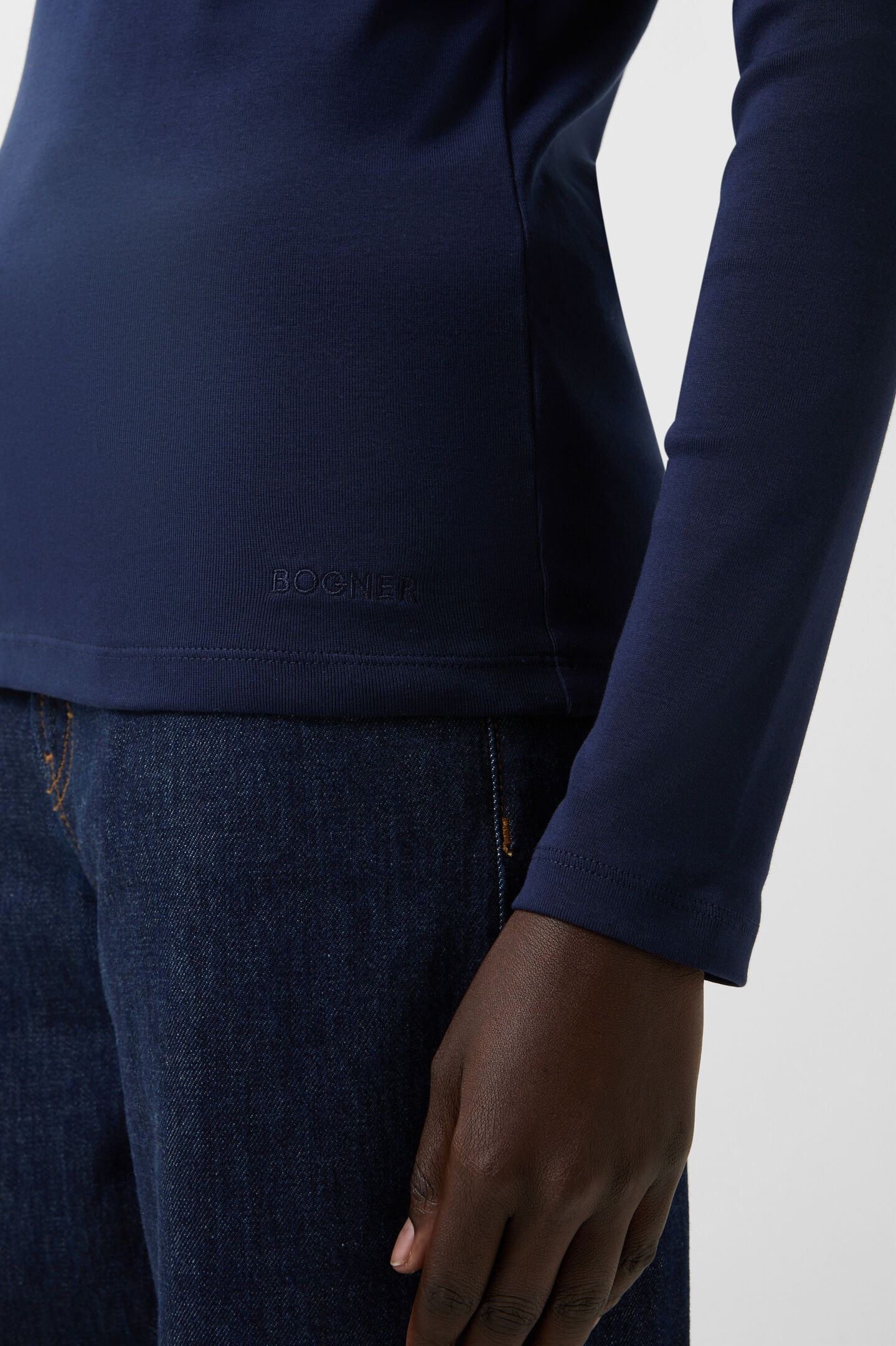Longsleeve Nikini Navy-Blau