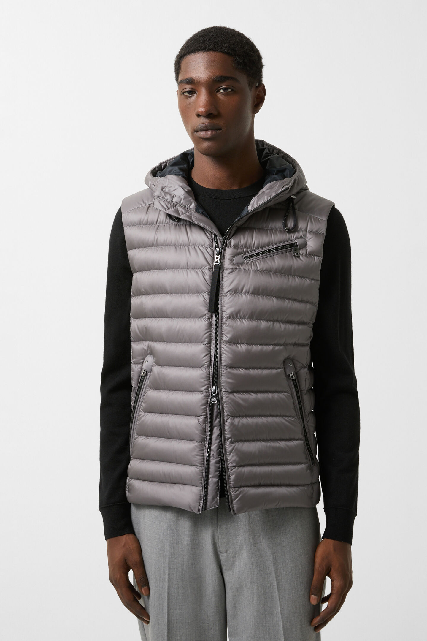 Lonne lightweight down vest Gray
