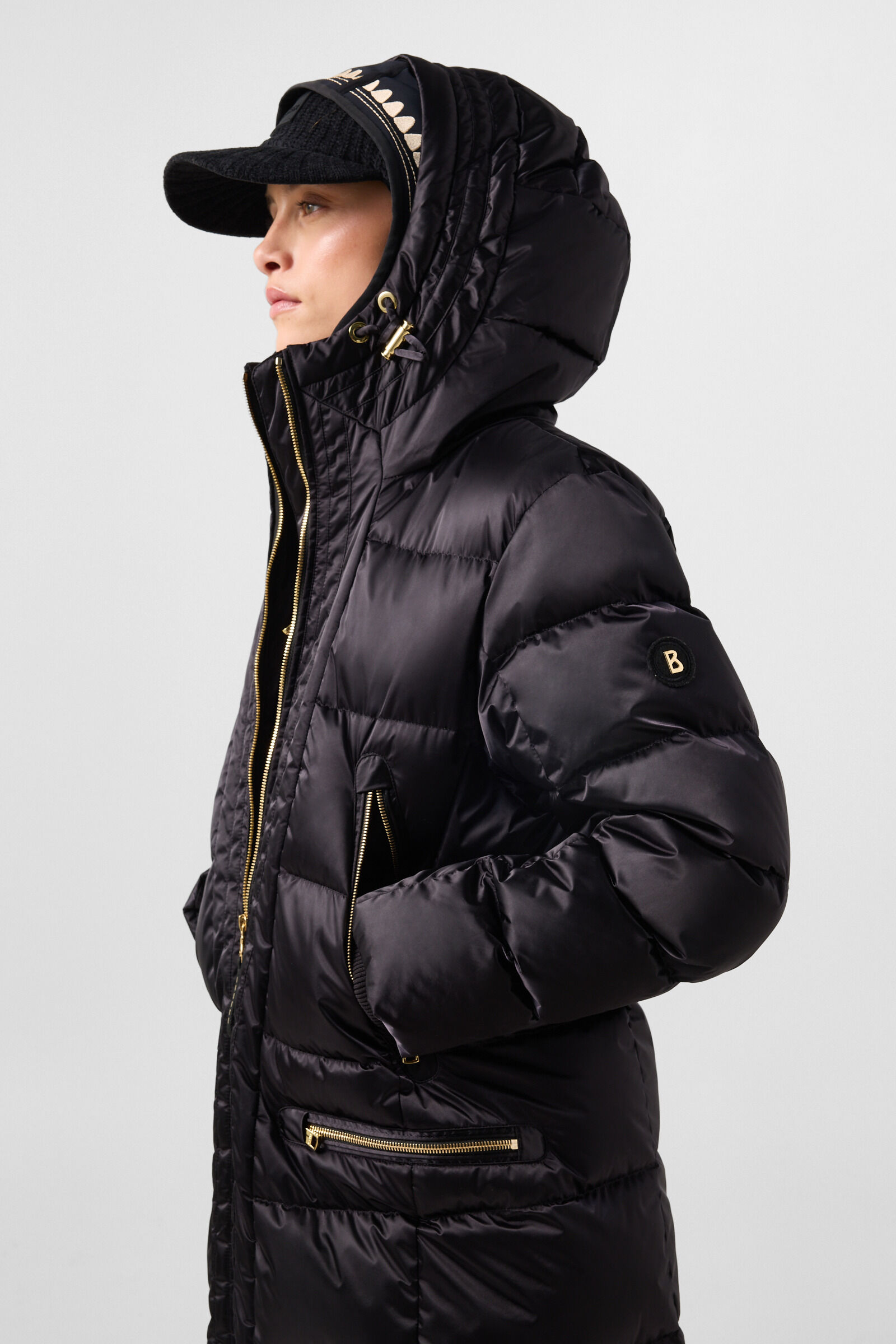 Suna down coat Black