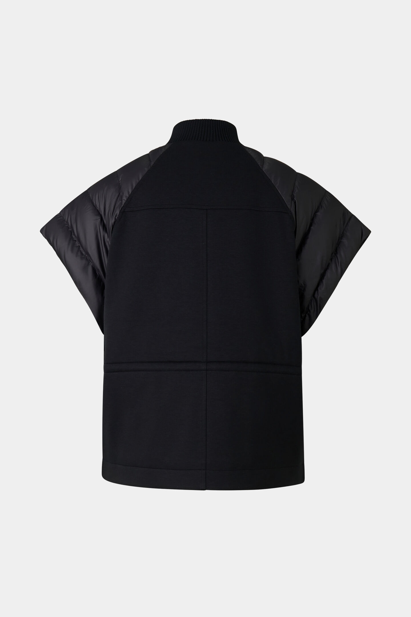 Nahla hybrid down waistcoat Black