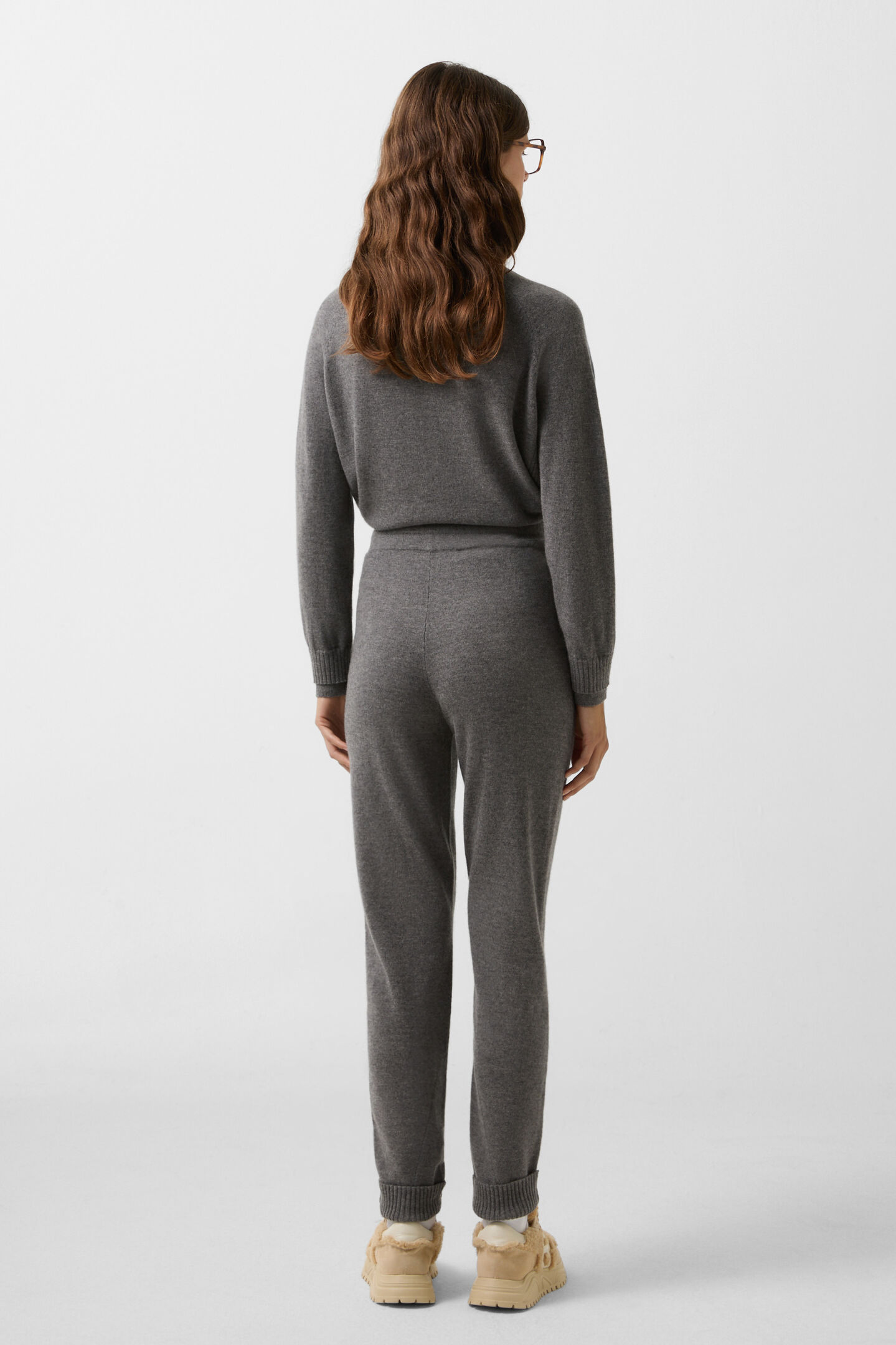 Knitted trousers Lily Grey