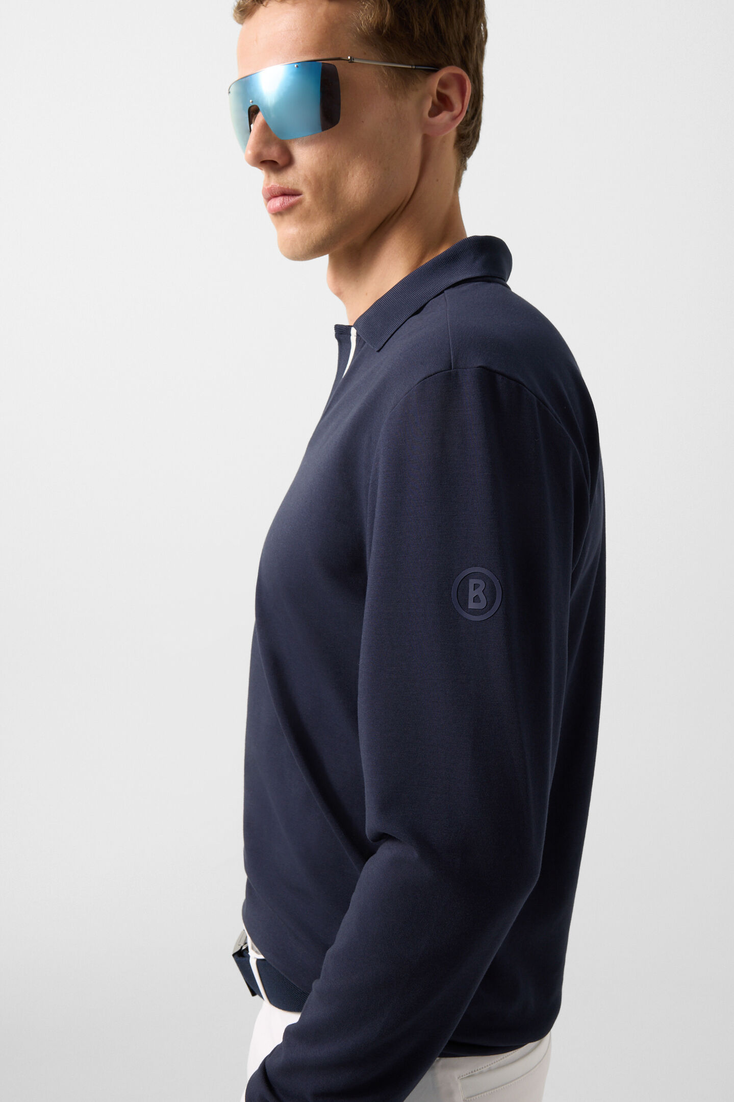 Cajus polo sweatshirt Navy blue