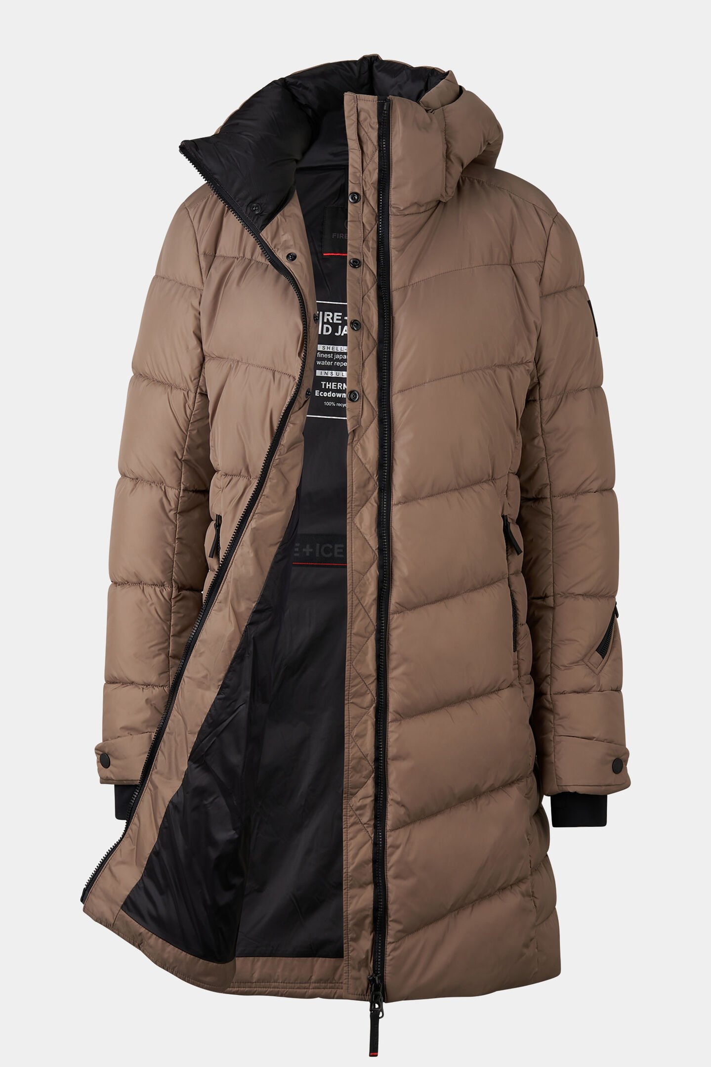 Aenny quilted coat Caramel