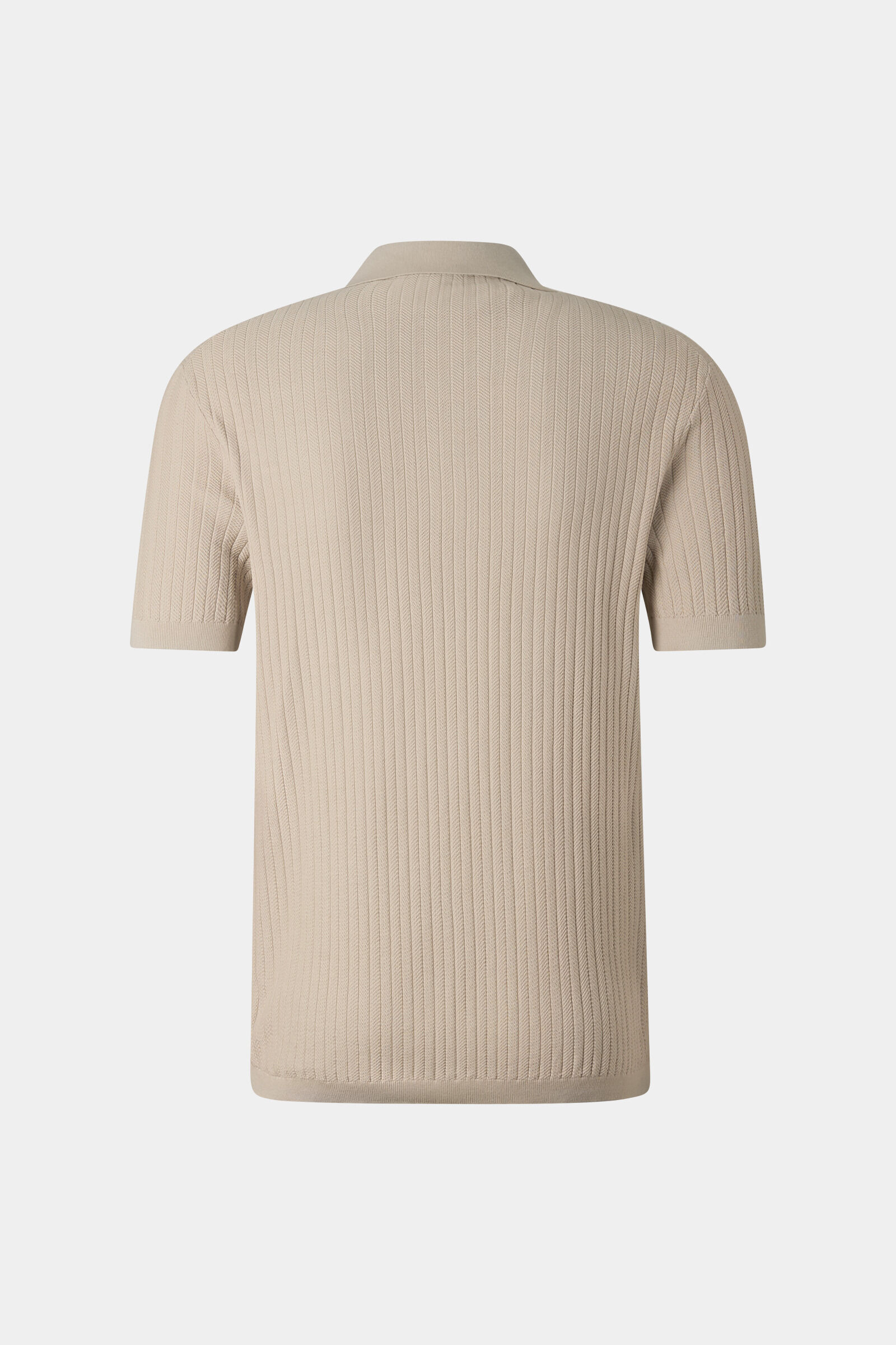 Strick-Polo-Shirt Tobias Sand