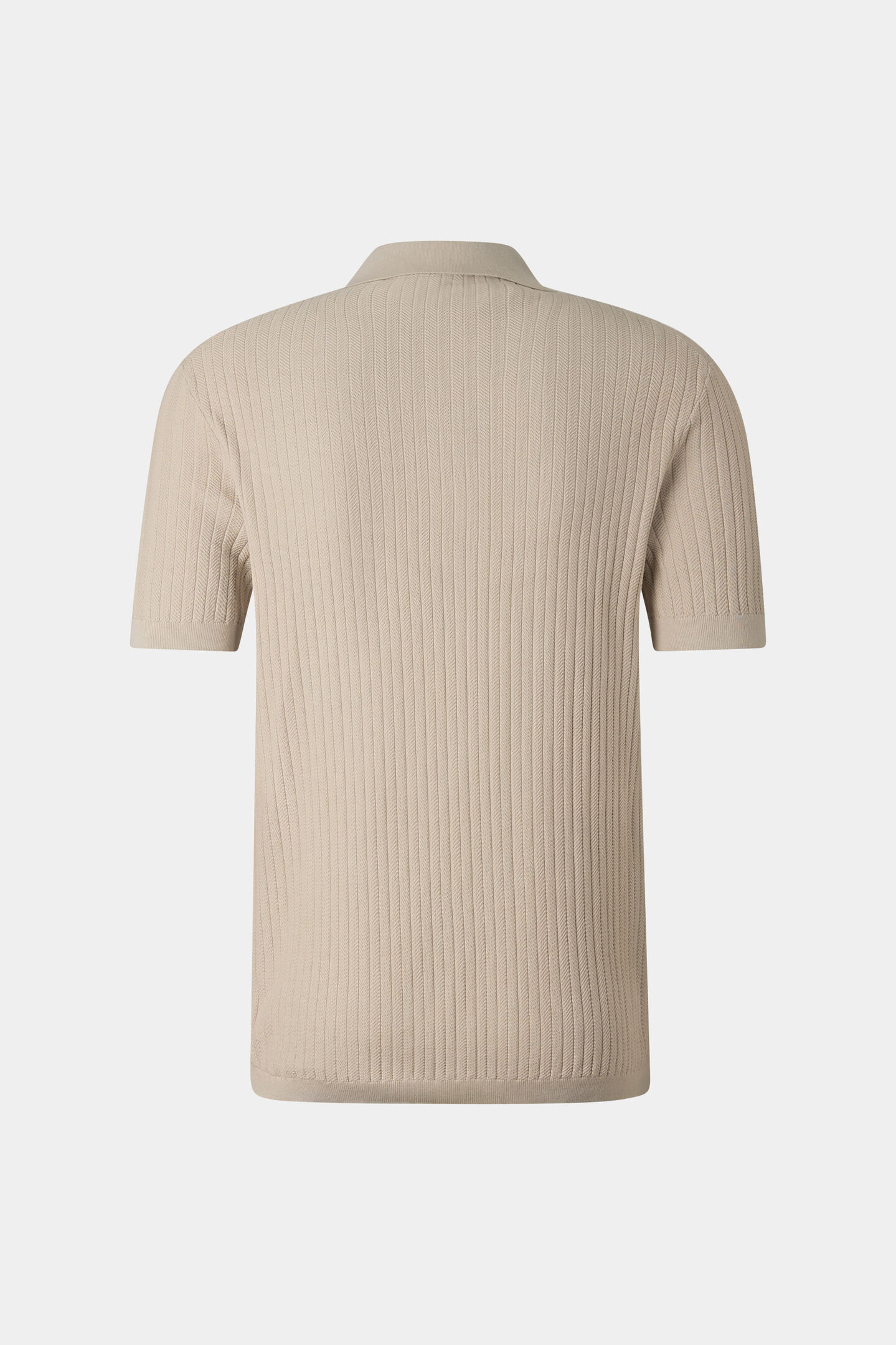 Strick-Polo-Shirt Tobias Sand