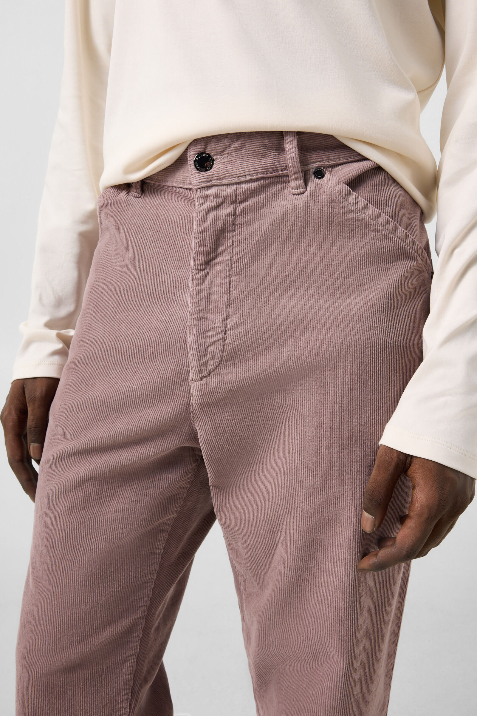 Travis corduroy trousers Mauve