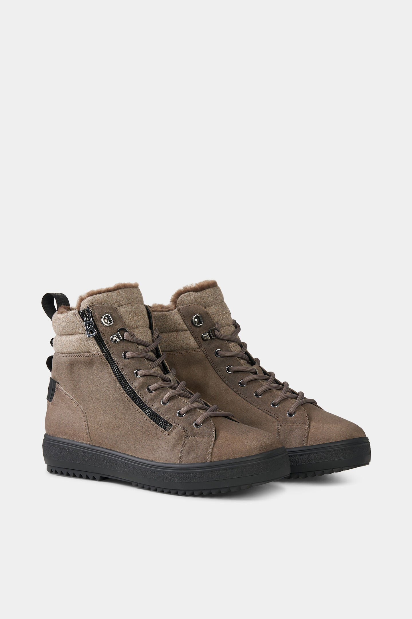 Mid Boots Anchorage mit Spikes Taupe