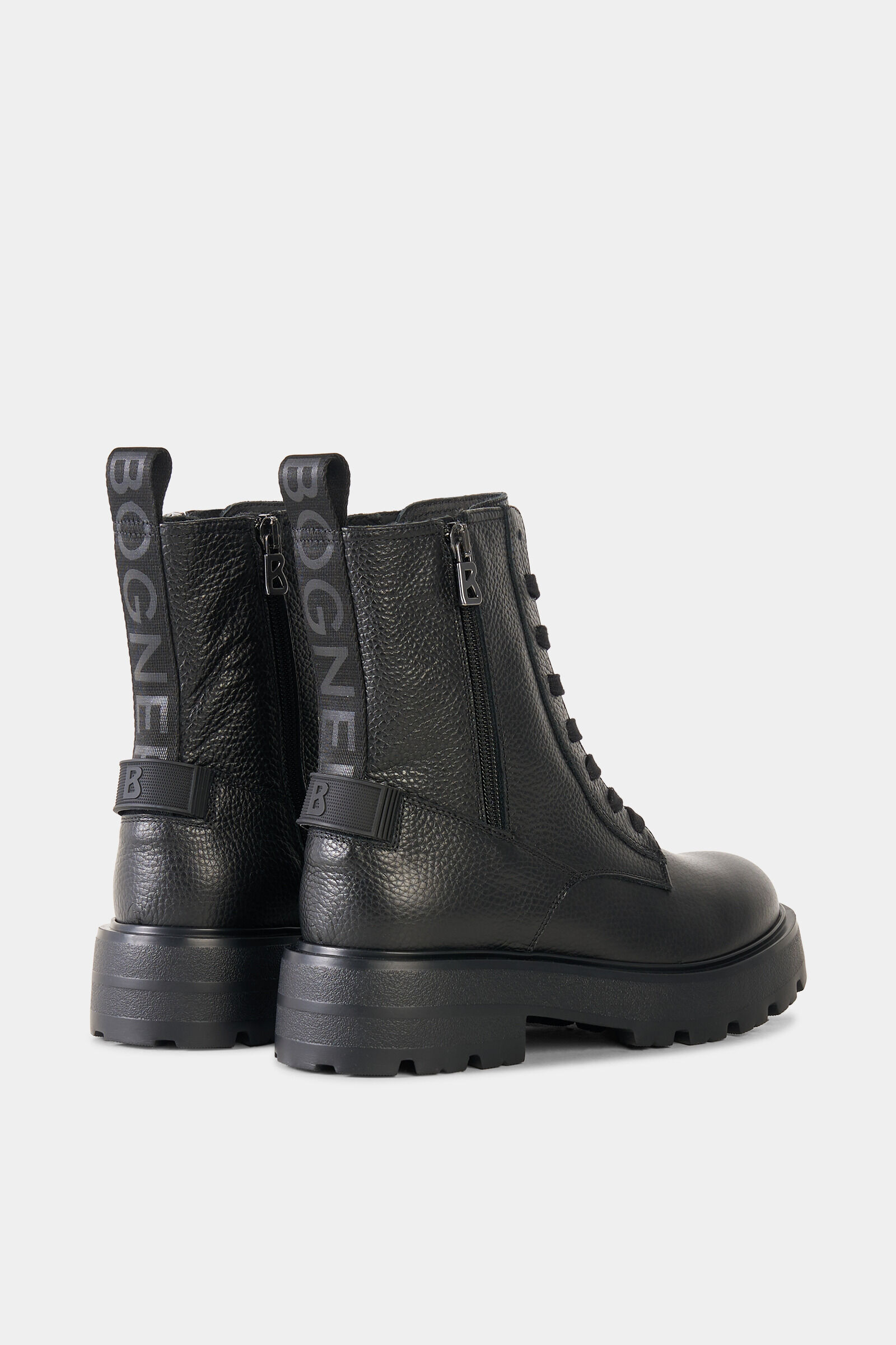 Riga lace-up boots Black