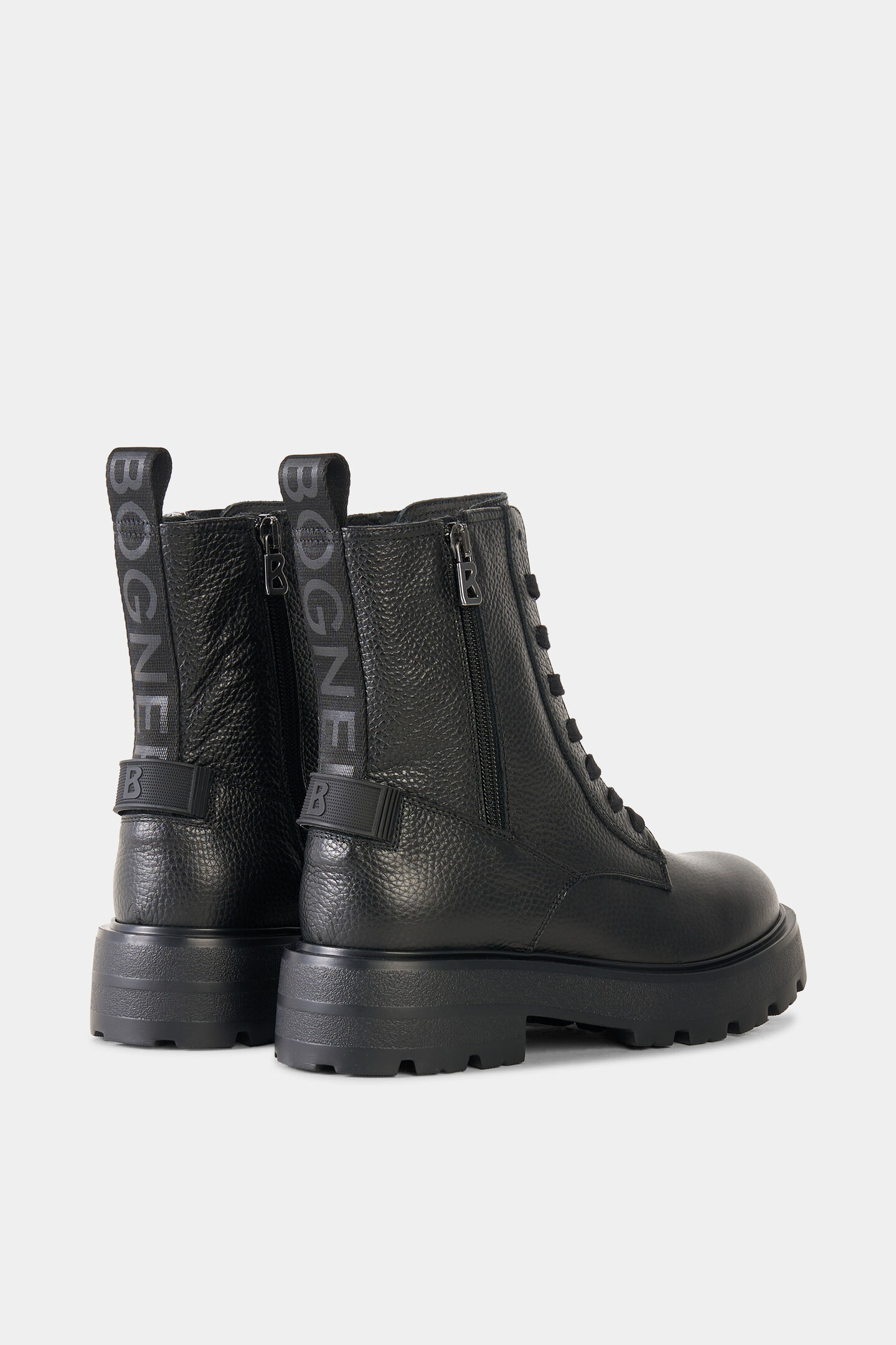 Riga lace-up boots Black
