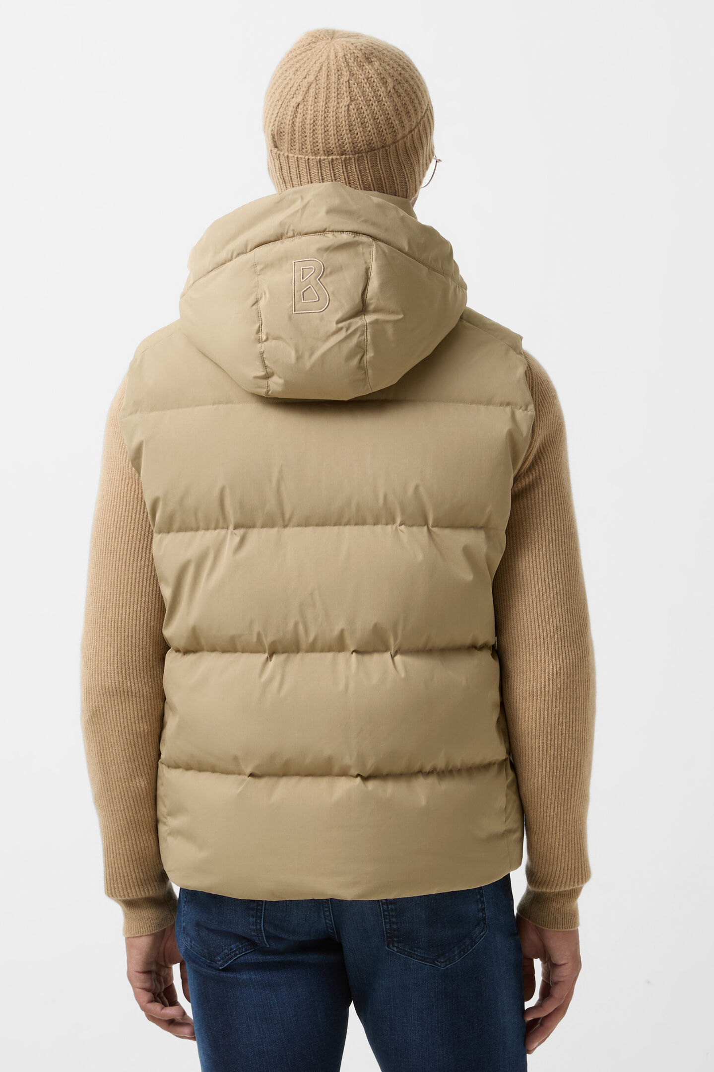 Jimmy down vest Camel