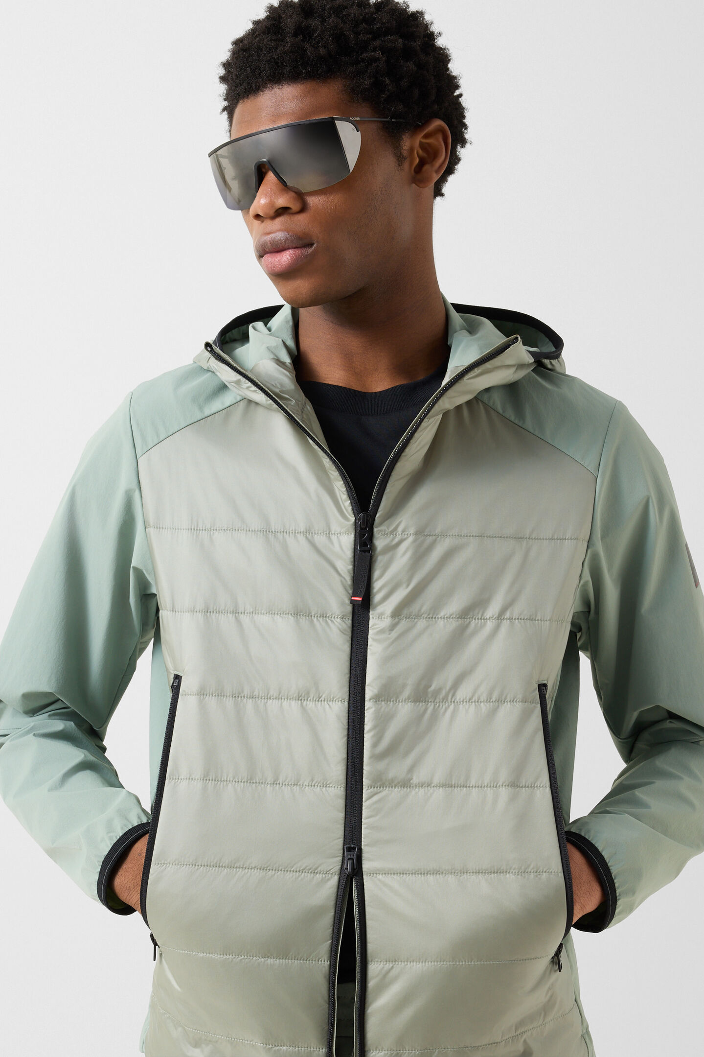 Kegan hybrid jacket Eucalyptus