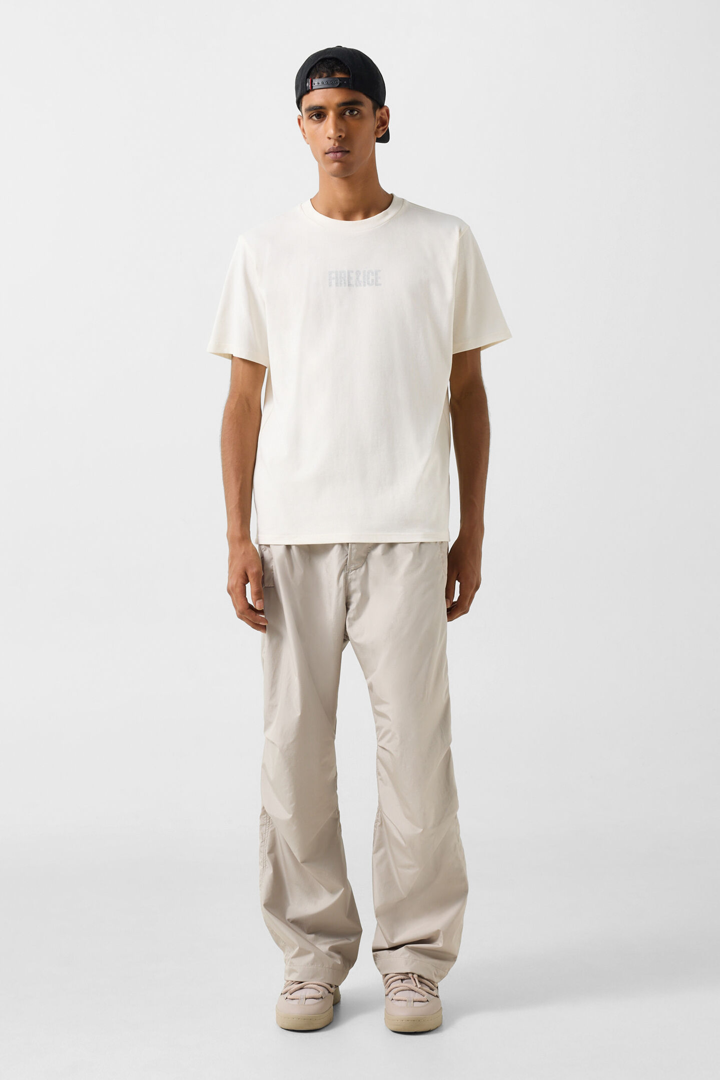 Baumwoll-T-Shirt Mick Off-White