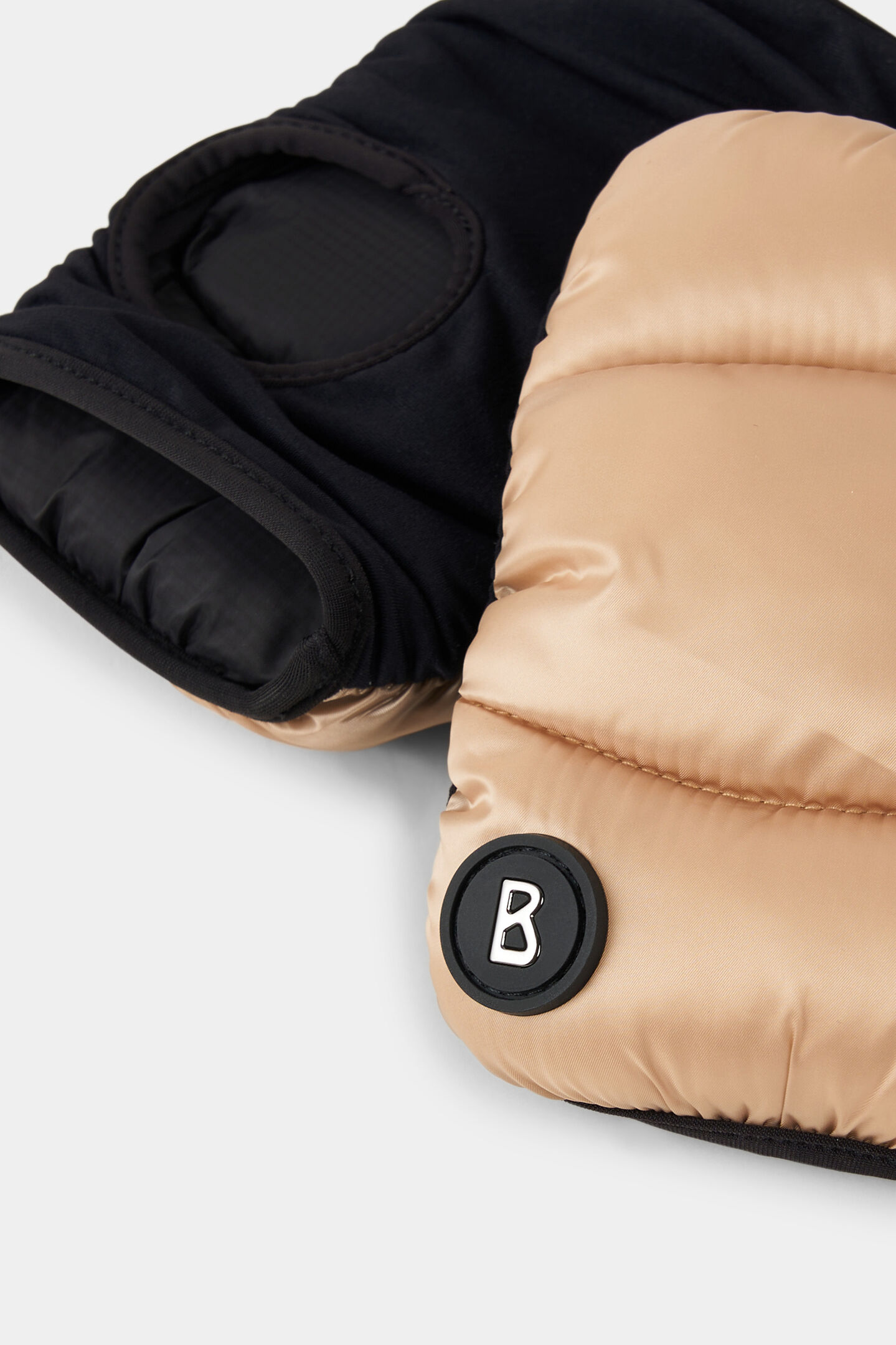 Handschuh Touch Beige/Schwarz
