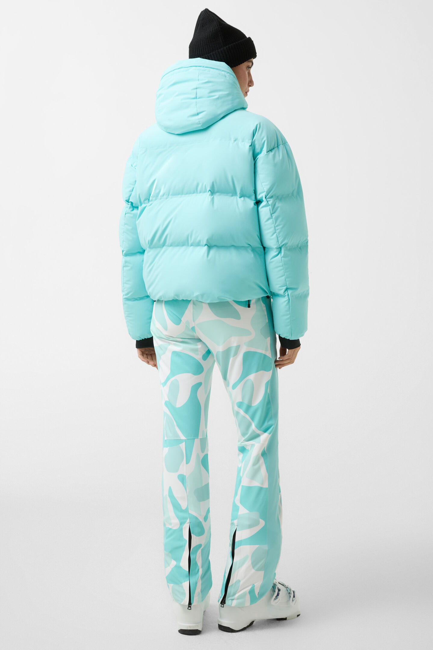 Neila down ski jacket Ice blue
