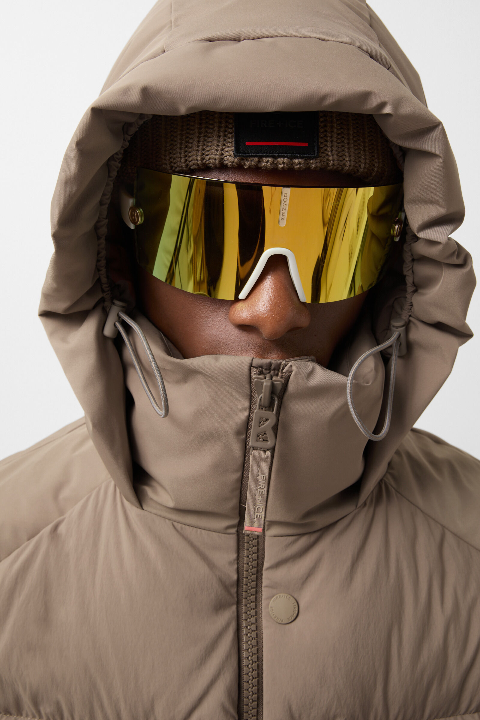 Yaron down short coat Caramel